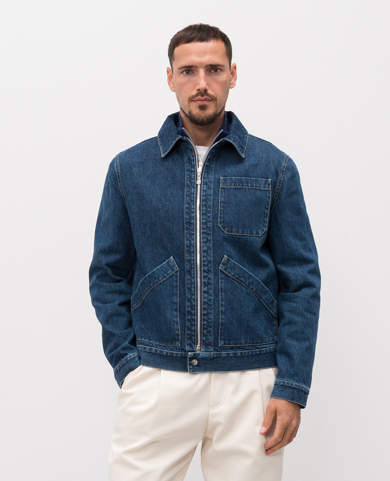 Blue denim jacket Brunello Cucinelli
Blue denim jacket Brunello Cucinelli