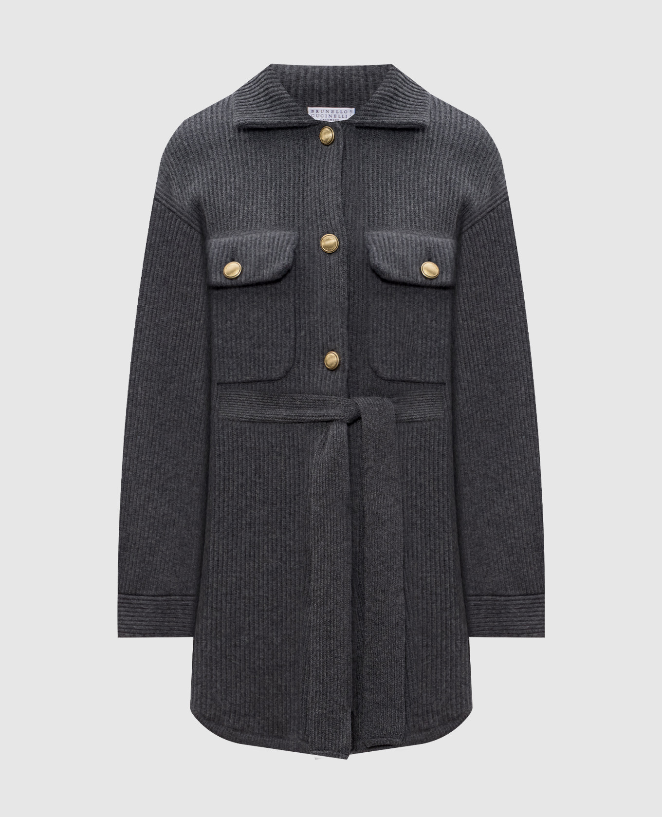 Gray cardigan made of wool, cashmere and silk Brunello Cucinelli, Grey
Gray cardigan made of wool, cashmere and silk Brunello Cucinelli, Grey