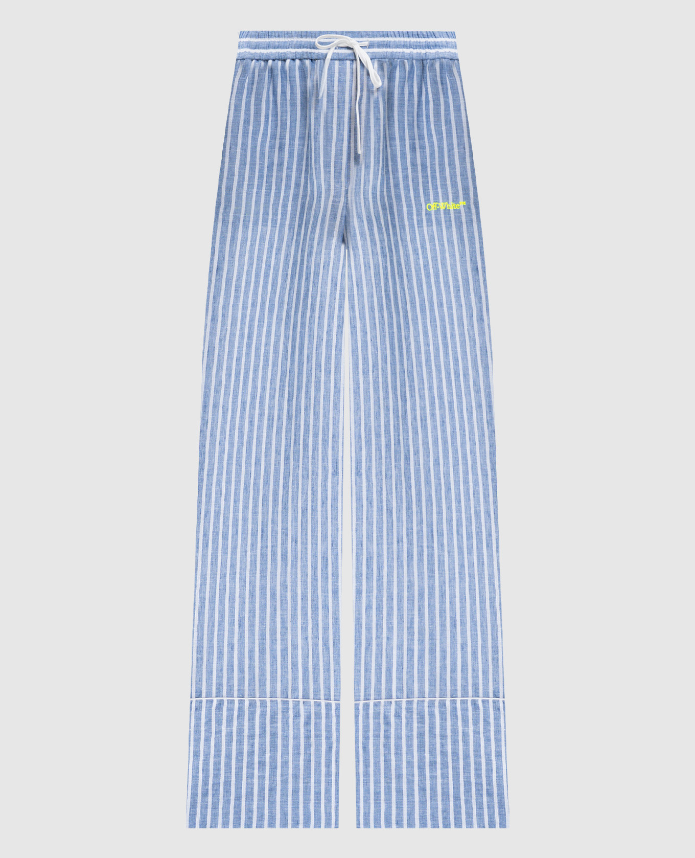 Blue striped linen pants Off-White, Light blue
Blue striped linen pants Off-White, Light blue