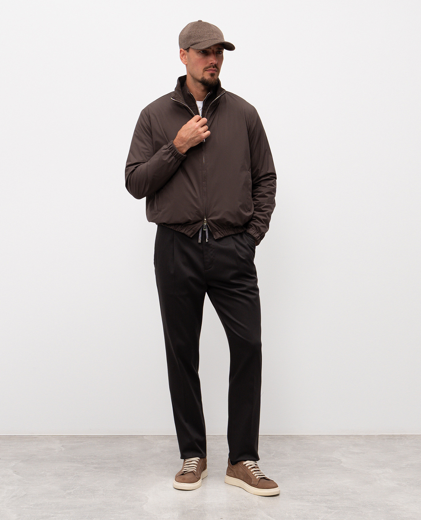 Brown reversible cashmere and wool jacket Cashmere&Whiskey
Brown reversible cashmere and wool jacket Cashmere&Whiskey