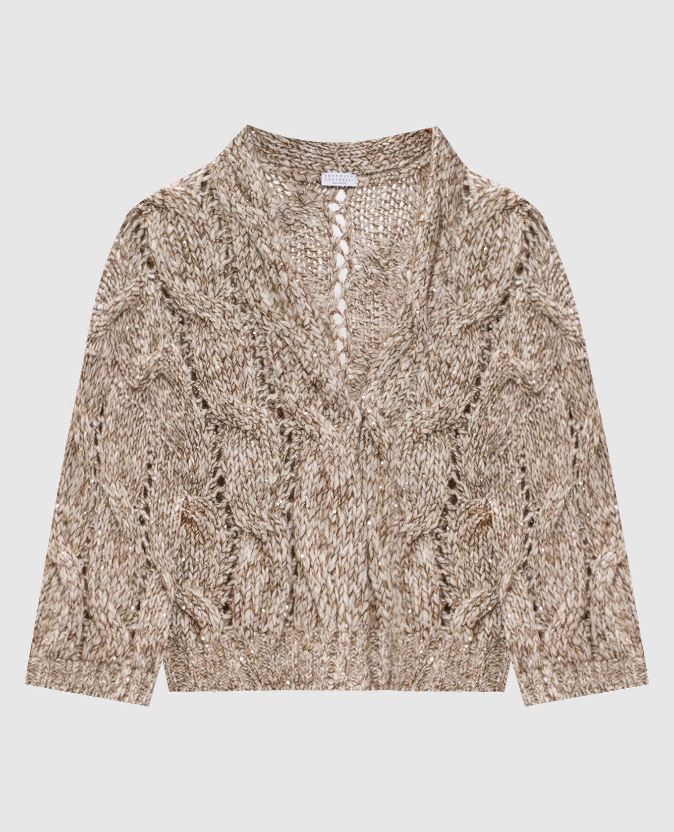 Beige cardigan with wool and cashmere Brunello Cucinelli
Beige cardigan with wool and cashmere Brunello Cucinelli