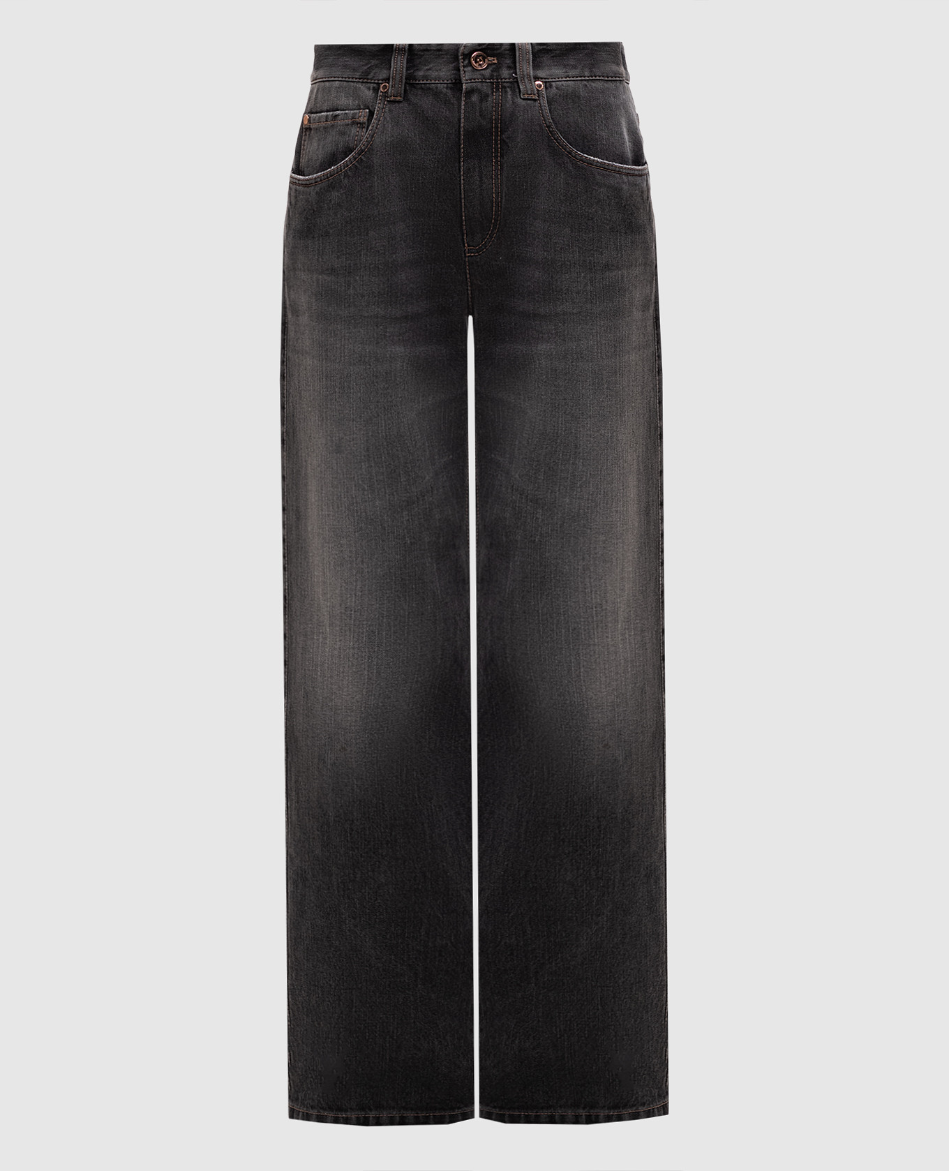 Gray jeans with a worn effect Brunello Cucinelli, Grey
Gray jeans with a worn effect Brunello Cucinelli, Grey