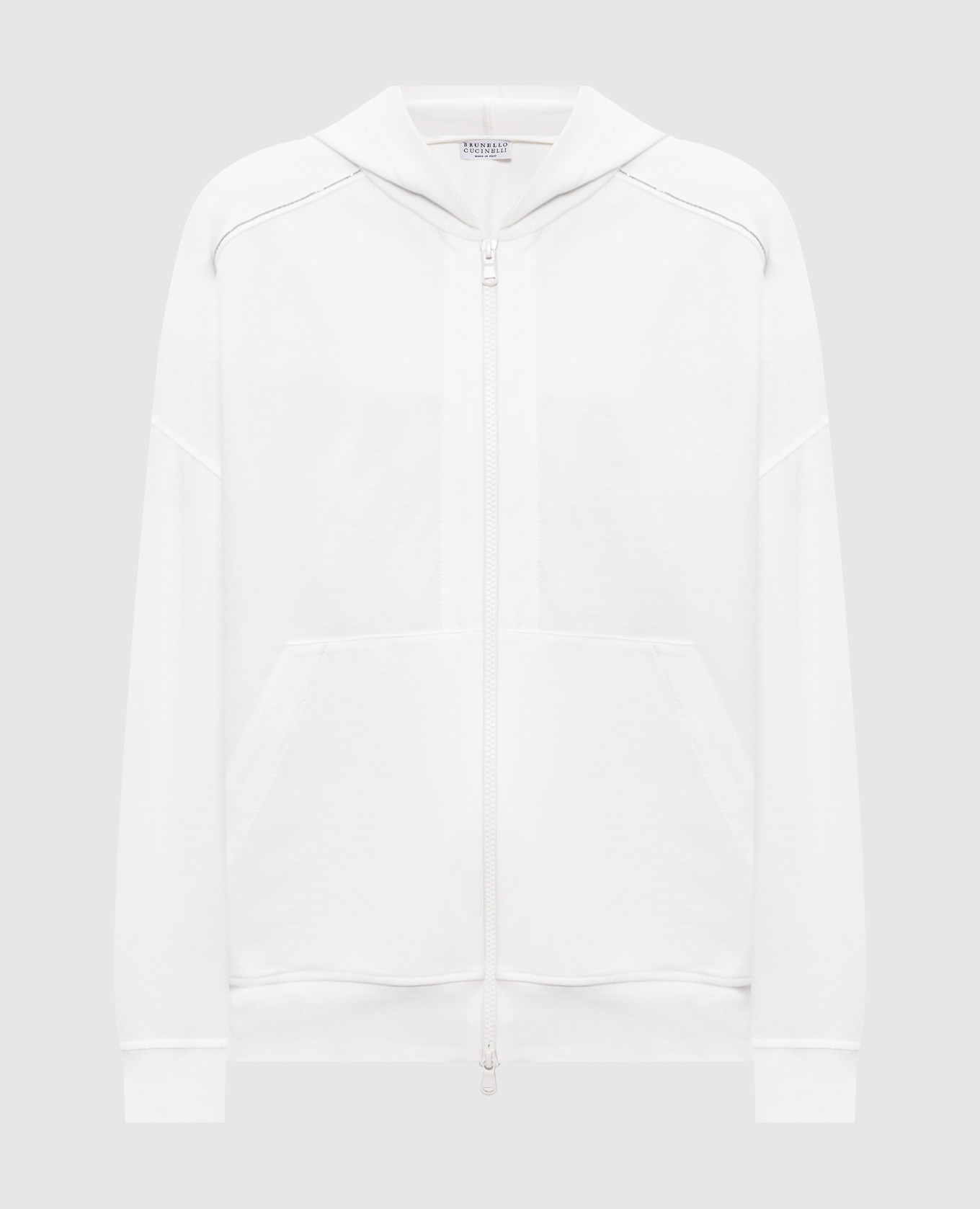 White sports jacket with monil chain Brunello Cucinelli
White sports jacket with monil chain Brunello Cucinelli