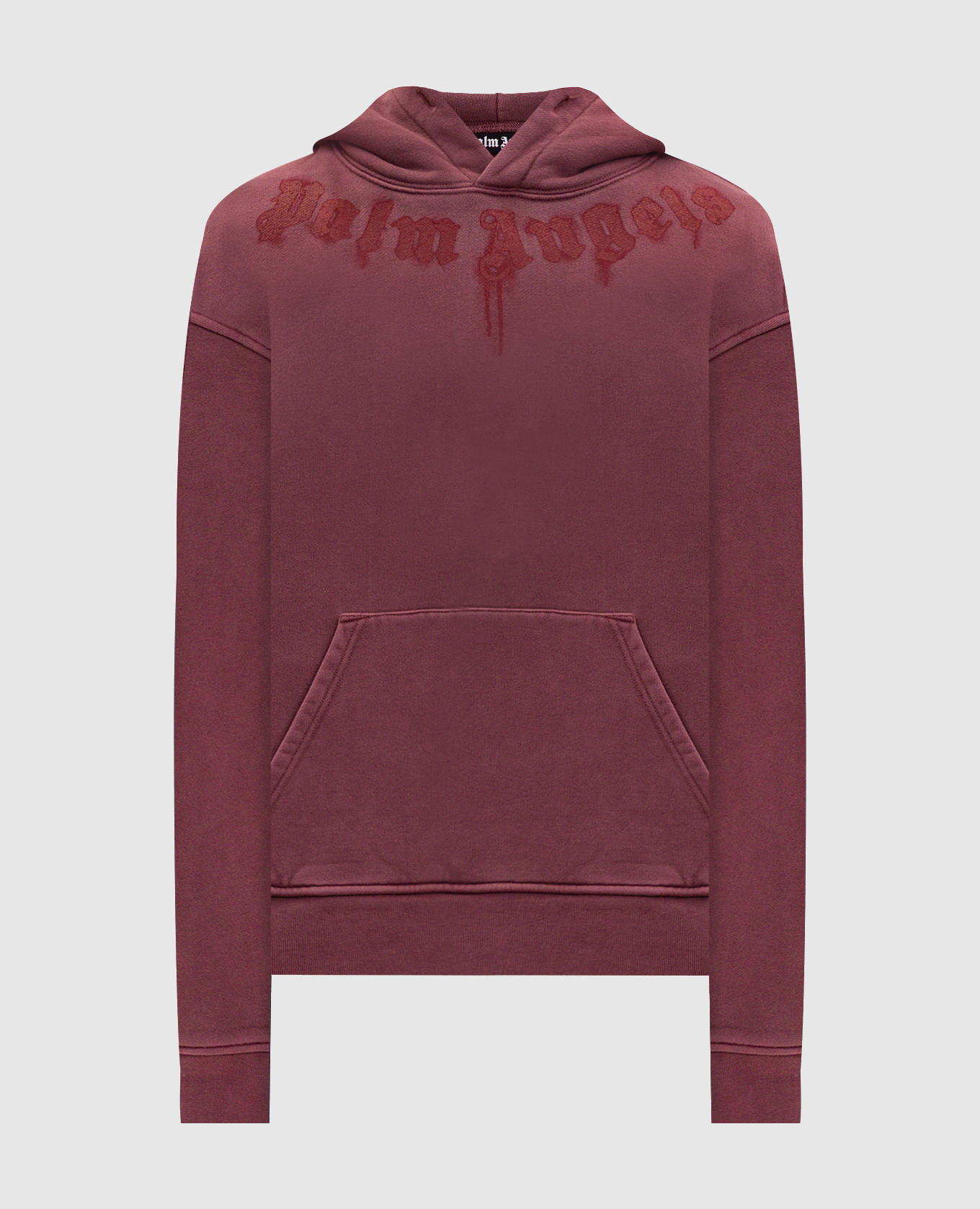 Burgundy insulated hoodie with logo print Palm Angels
Burgundy insulated hoodie with logo print Palm Angels