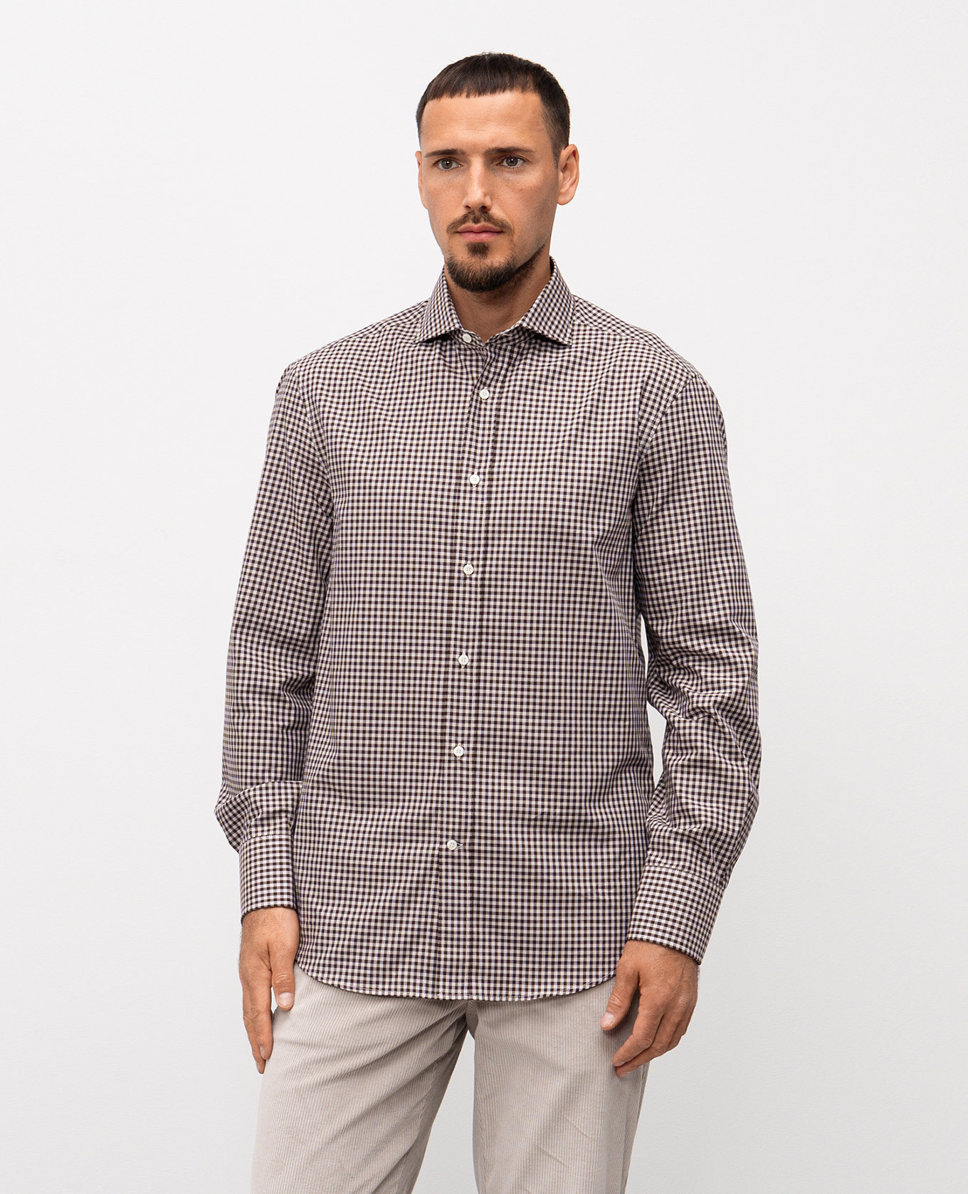 Brown checkered shirt Brunello Cucinelli
Brown checkered shirt Brunello Cucinelli