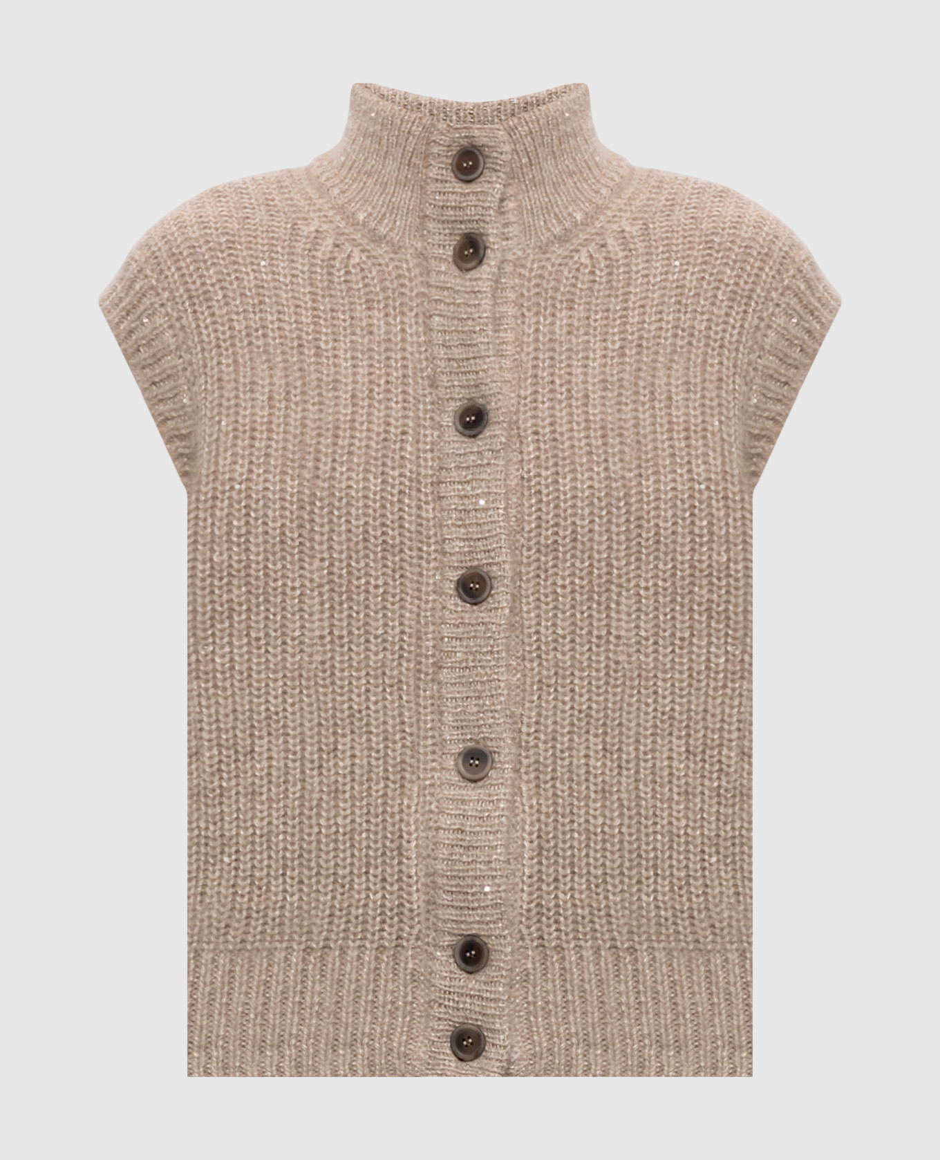 Beige wool vest with sequins Peserico
Beige wool vest with sequins Peserico