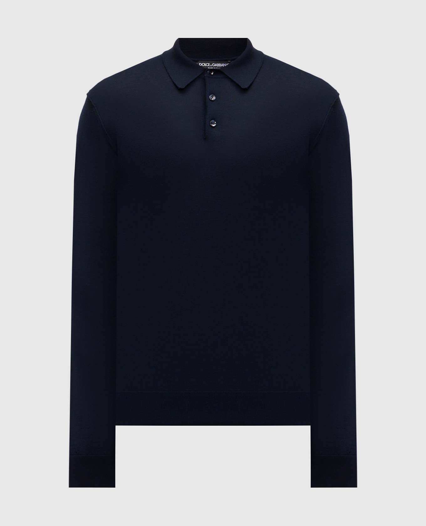 Blue cashmere polo shirt Dolce&Gabbana
Blue cashmere polo shirt Dolce&Gabbana