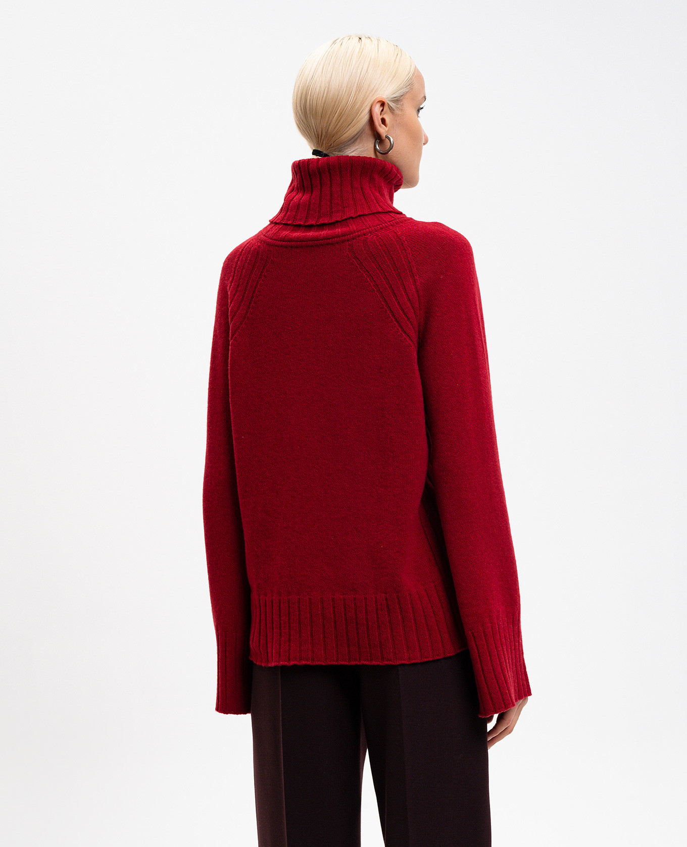 TABATHA red cashmere and wool sweater John Smedley
TABATHA red cashmere and wool sweater John Smedley