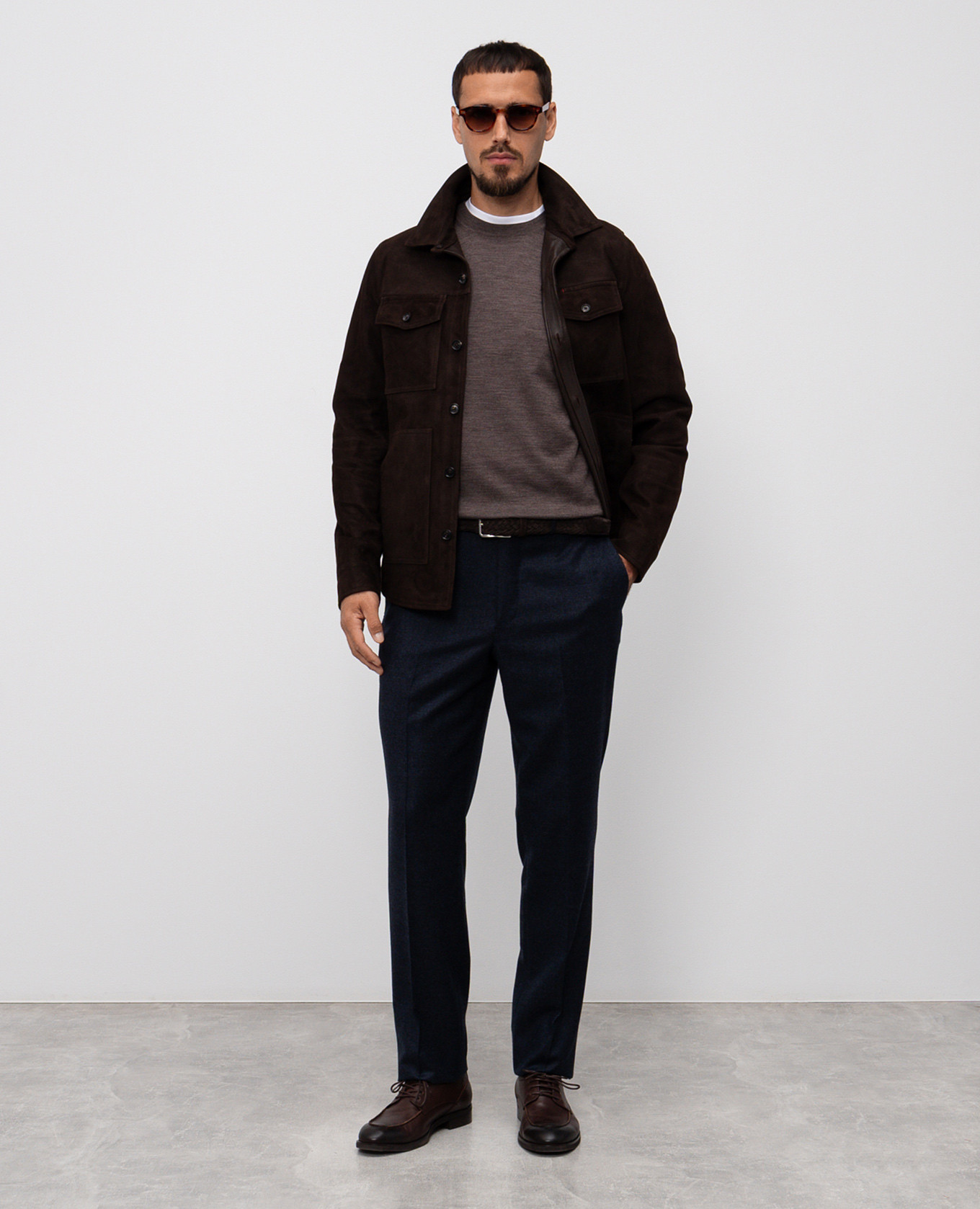 Blue checked wool and cashmere pants ISAIA
Blue checked wool and cashmere pants ISAIA