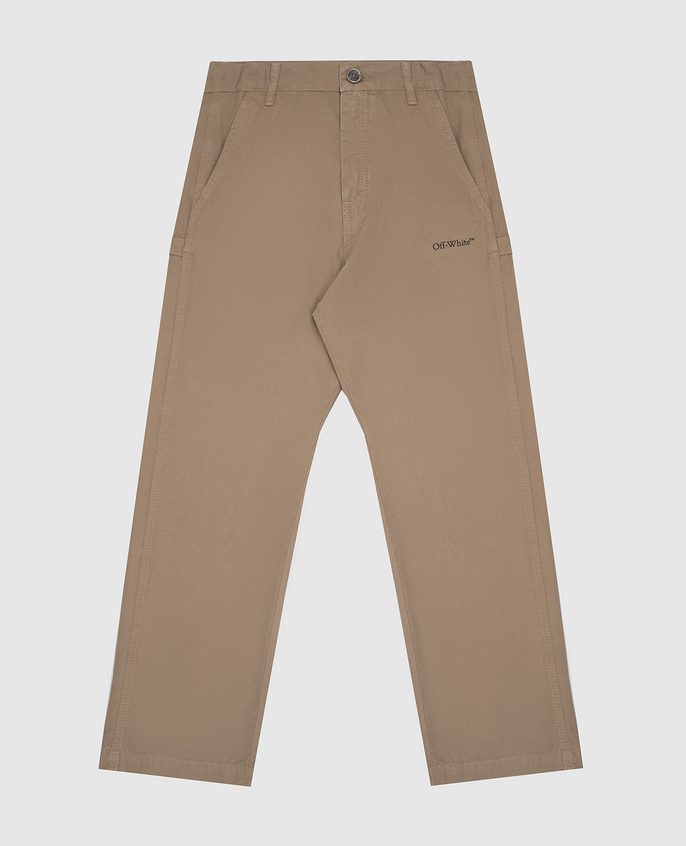 Children's khaki pants with logo print Off-White
Children's khaki pants with logo print Off-White