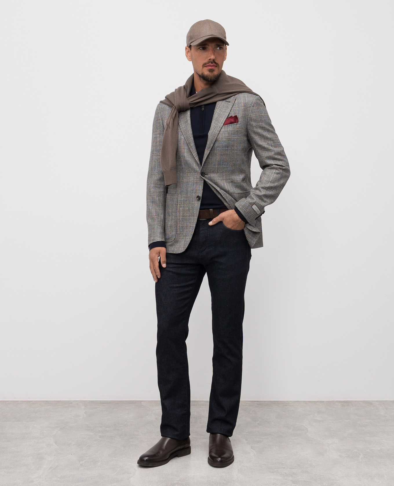 Blue wool polo shirt Canali
Blue wool polo shirt Canali