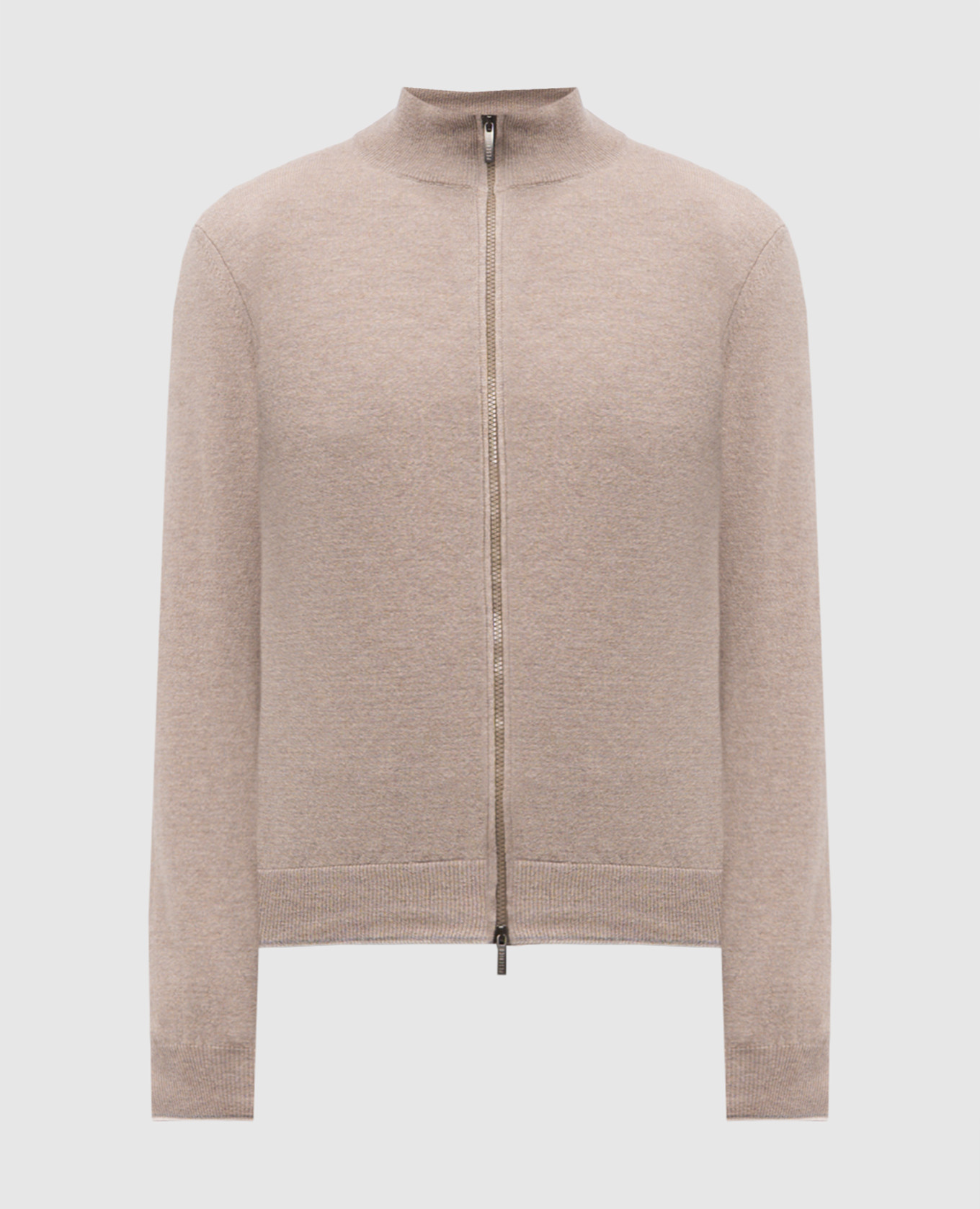 Beige wool and cashmere cardigan Peserico
Beige wool and cashmere cardigan Peserico