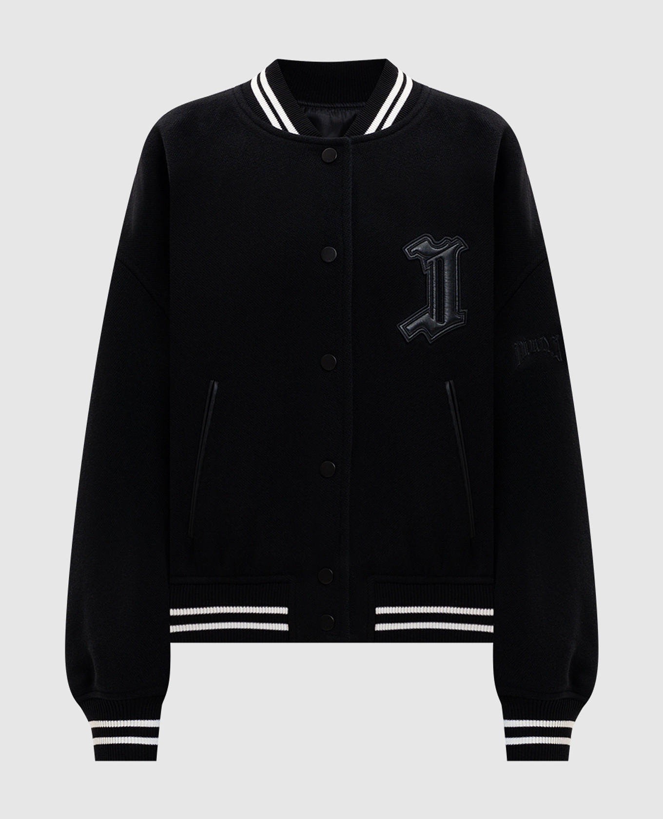 Black bomber jacket with wool Juun.j
Black bomber jacket with wool Juun.j