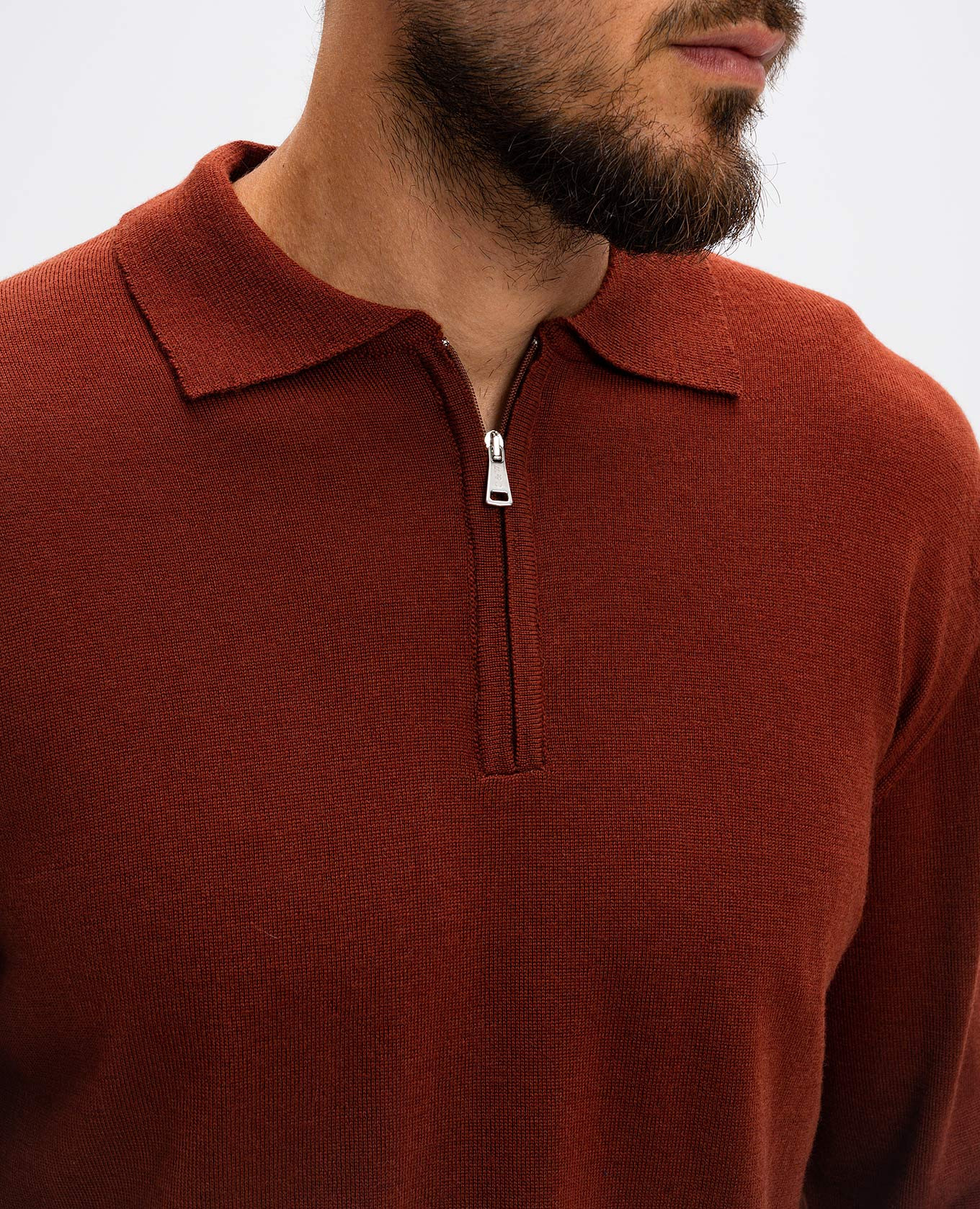 Orange merino wool polo shirt Cashmere&Whiskey
Orange merino wool polo shirt Cashmere&Whiskey
