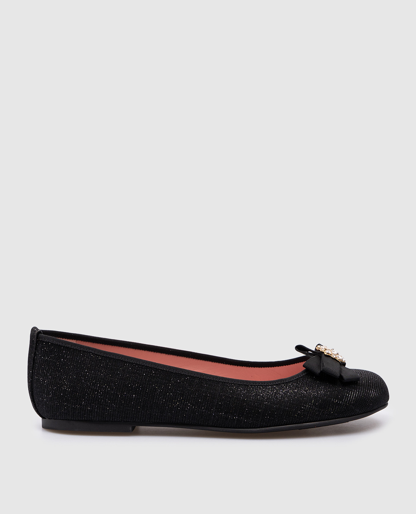 Children's black ballet shoes Hermione with lurex with crystals Pretty Ballerinas
Children's black ballet shoes Hermione with lurex with crystals Pretty Ballerinas