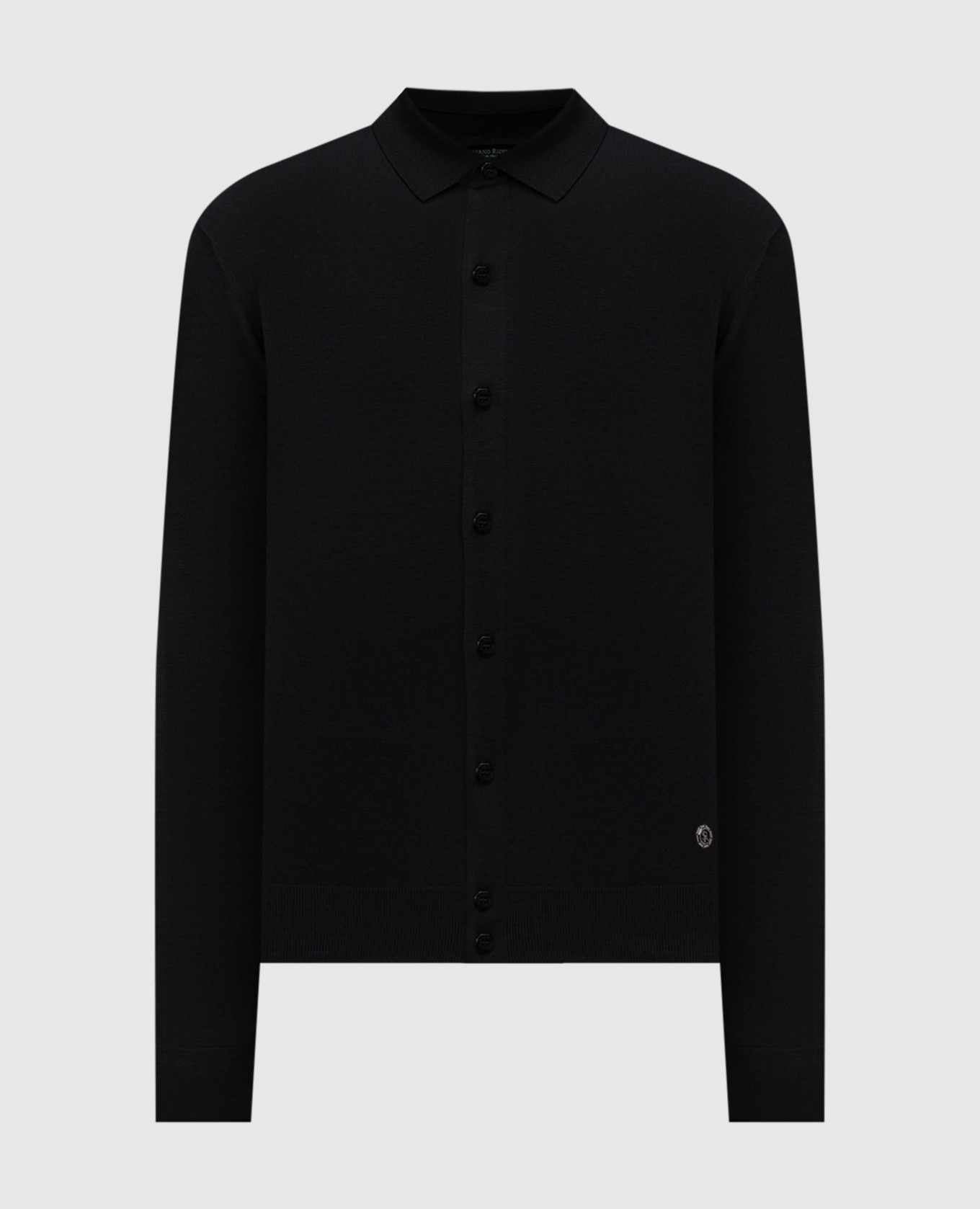 Black wool cardigan with monogram logo Stefano Ricci
Black wool cardigan with monogram logo Stefano Ricci