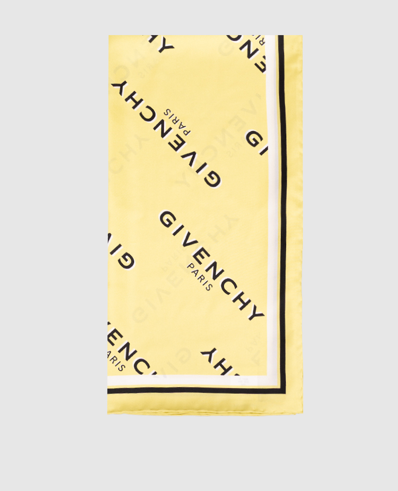 Green silk scarf with logo print Givenchy
Green silk scarf with logo print Givenchy