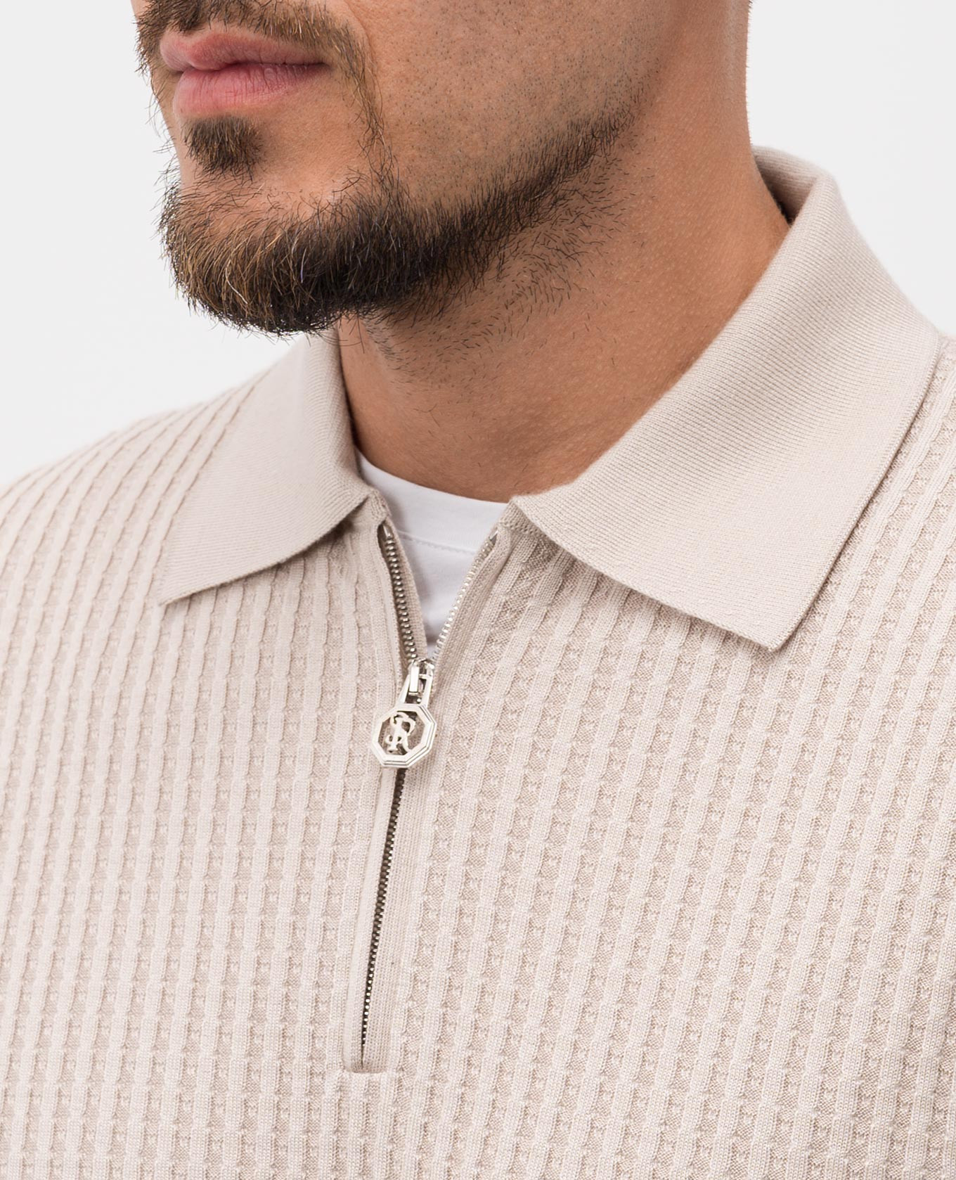 Beige cashmere and silk polo shirt Stefano Ricci
Beige cashmere and silk polo shirt Stefano Ricci