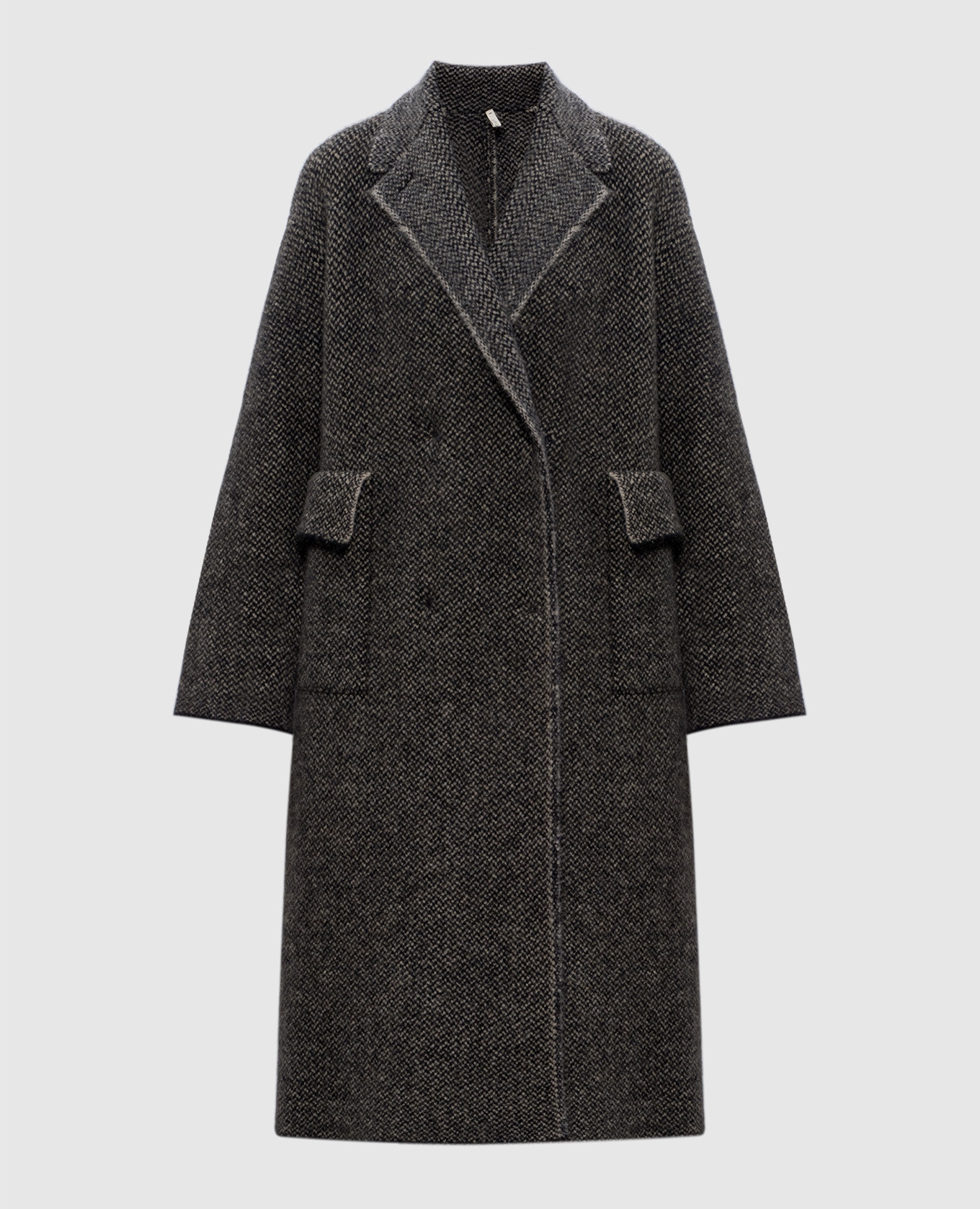 Double-breasted coat with woven wool pattern BOBOUTIC, Grey
Double-breasted coat with woven wool pattern BOBOUTIC, Grey