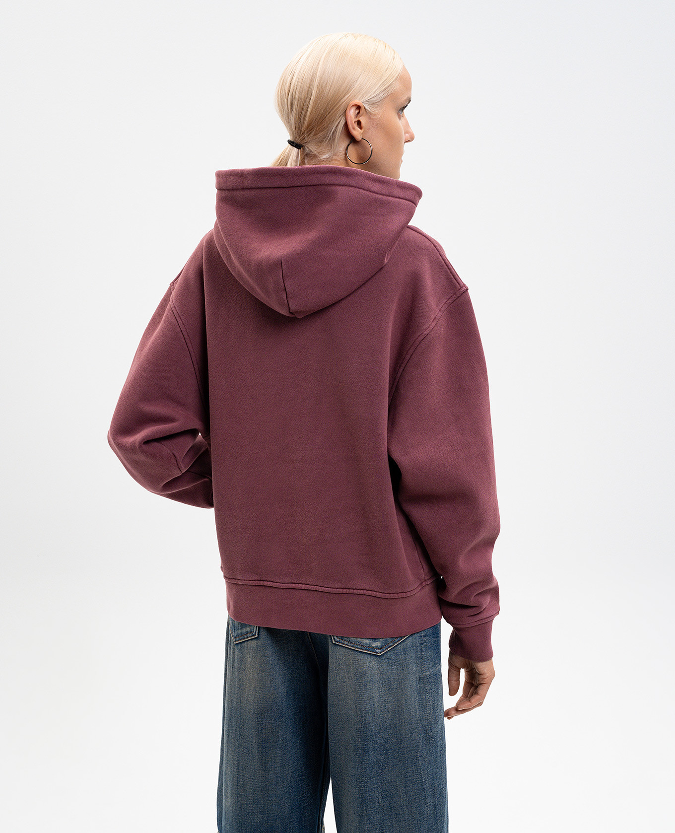 Burgundy hoodie with logo print Palm Angels
Burgundy hoodie with logo print Palm Angels