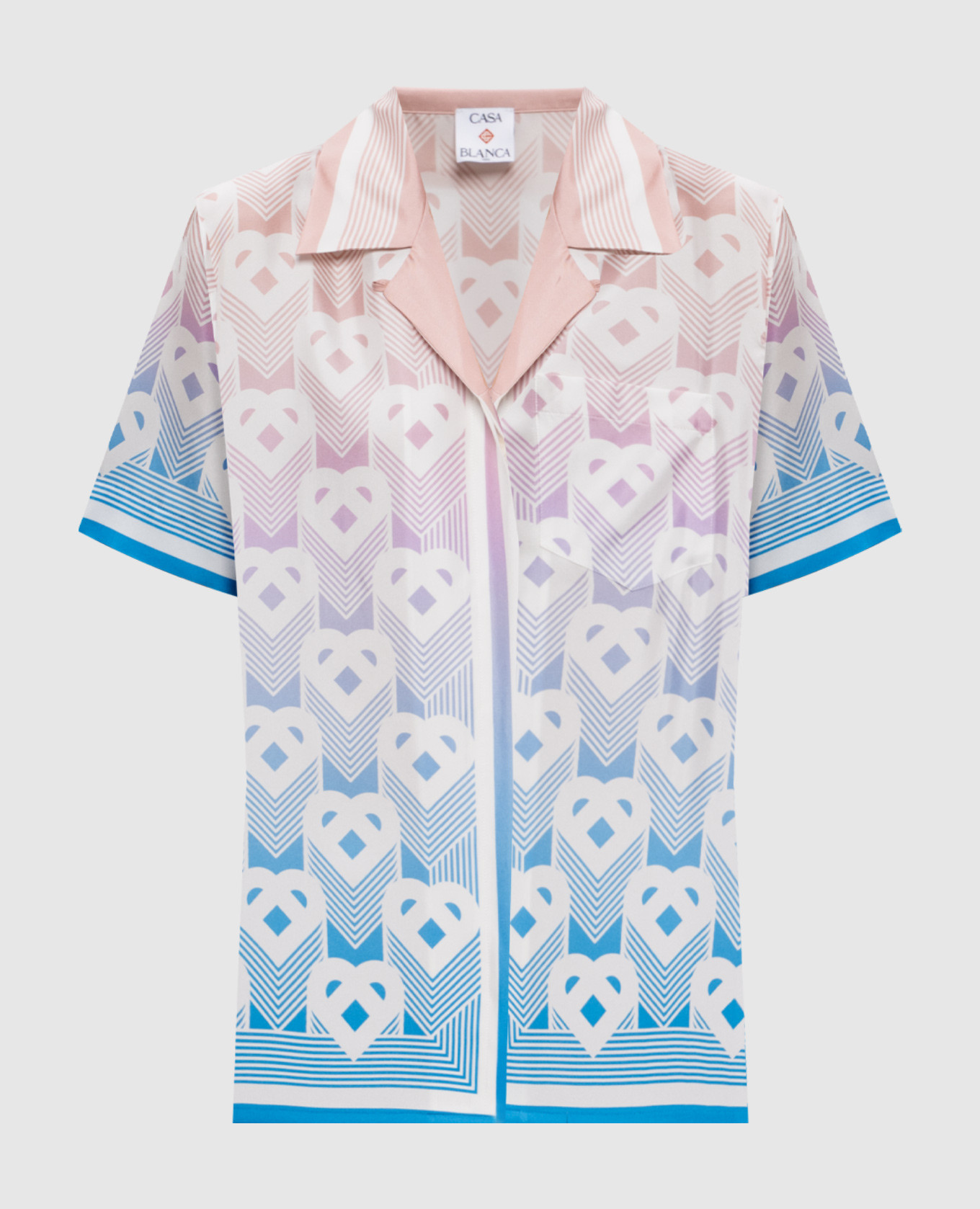 Printed silk blouse Casablanca, White
Printed silk blouse Casablanca, White