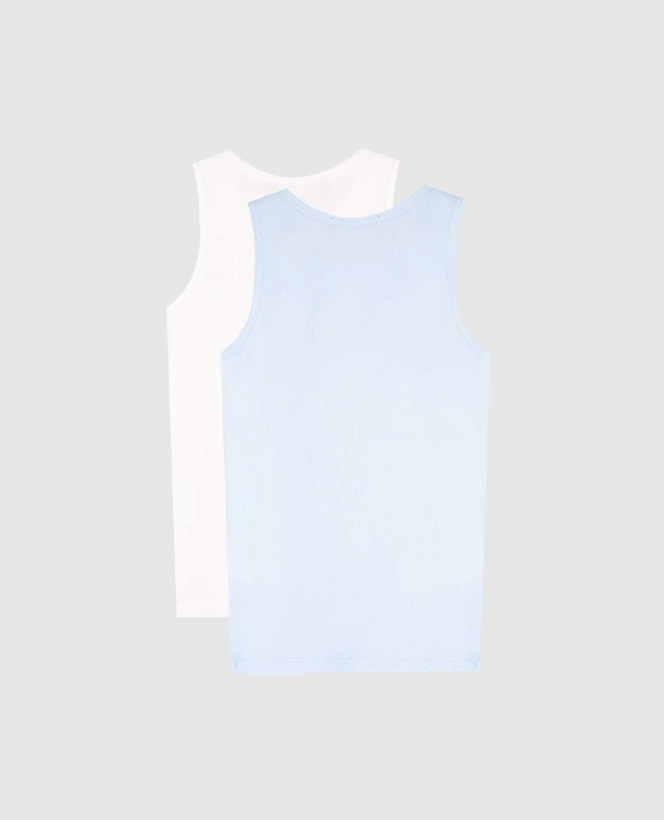 Children's ribbed T-shirt set with logo Versace, White
Children's ribbed T-shirt set with logo Versace, White