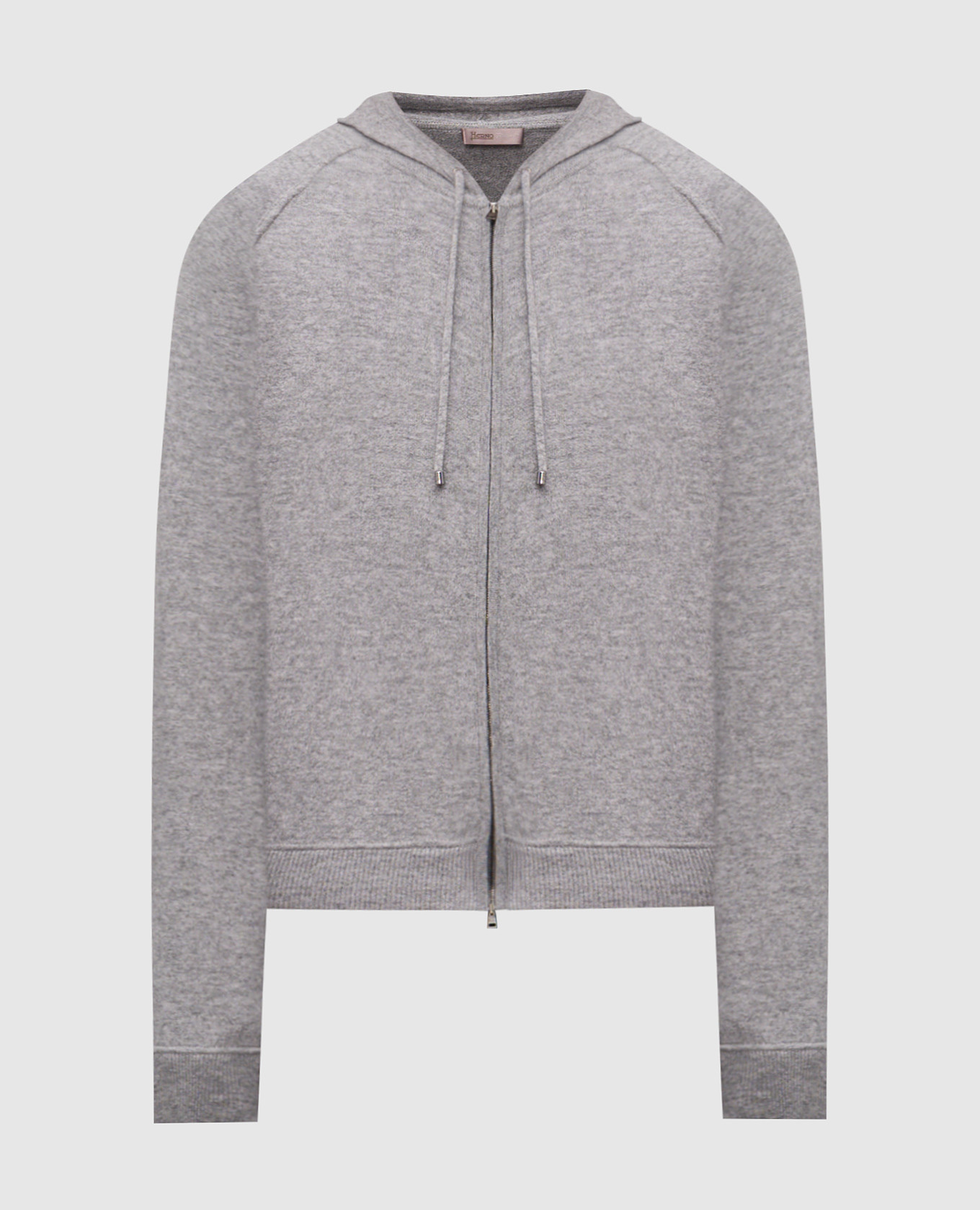 Grey cashmere cardigan with hood Herno
Grey cashmere cardigan with hood Herno