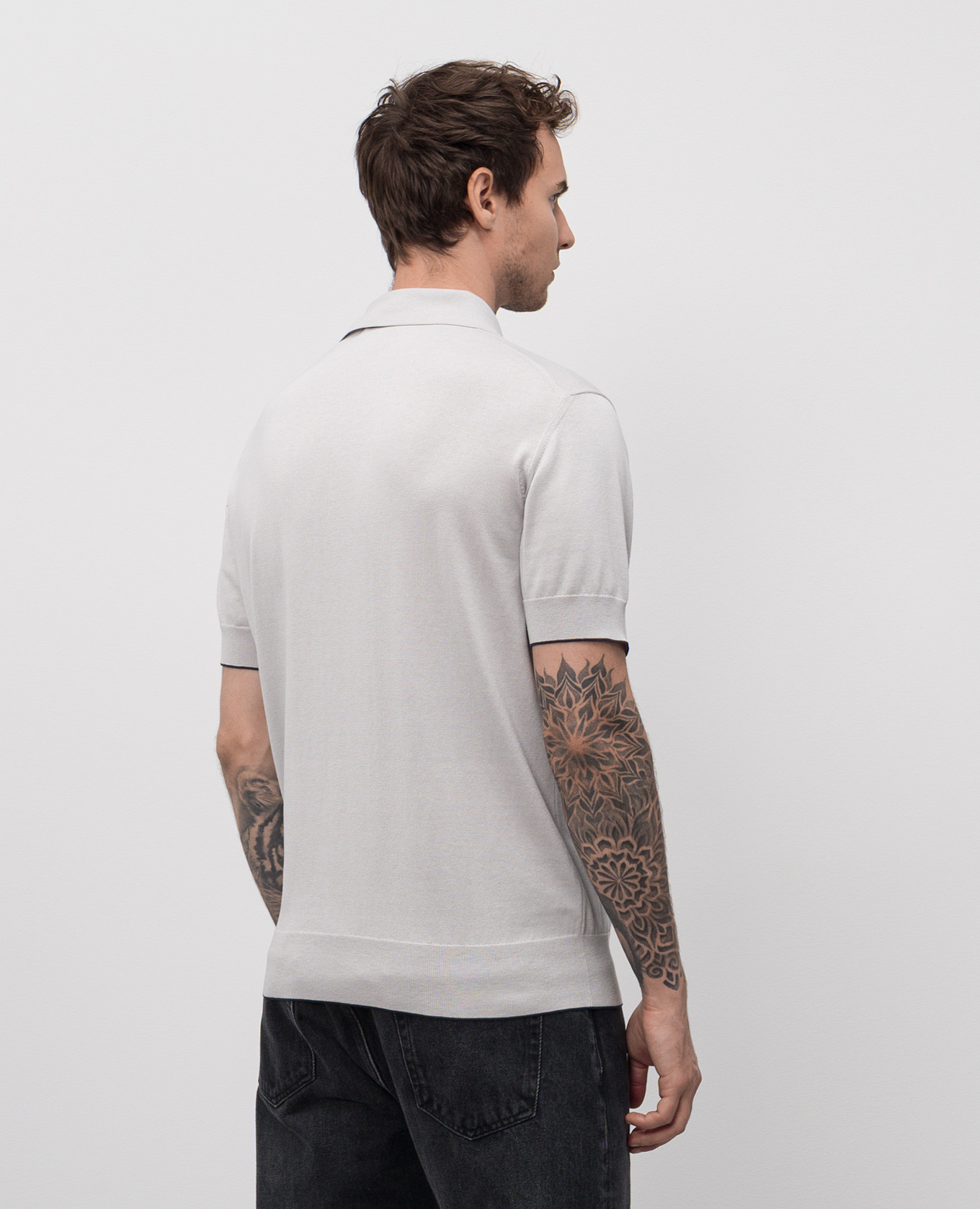 Gray polo with silk Balmain, Grey
Gray polo with silk Balmain, Grey