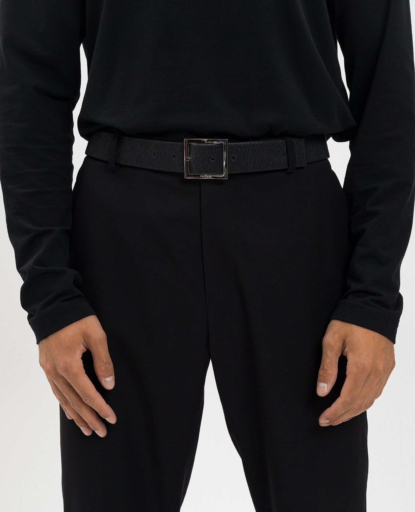 Reversible leather belt with logo Orciani, White
Reversible leather belt with logo Orciani, White