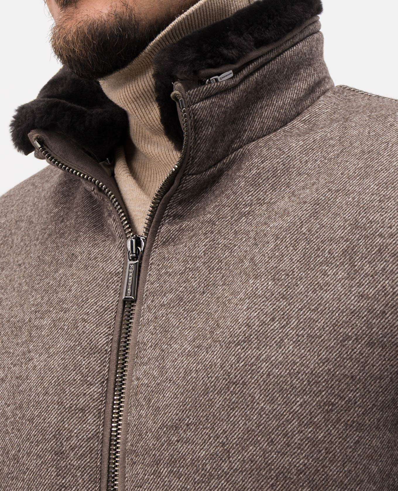 BELLATI brown down jacket made of wool with fur MooRER
BELLATI brown down jacket made of wool with fur MooRER