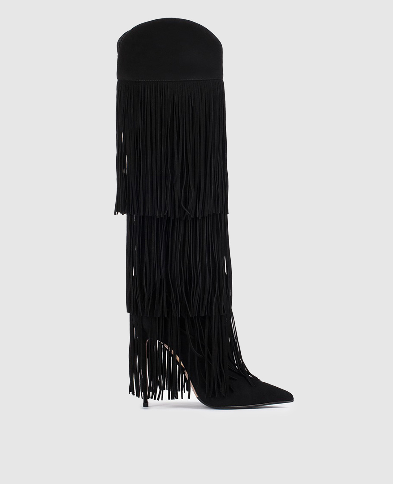 ANDY black suede boots with fringe Le Silla
ANDY black suede boots with fringe Le Silla