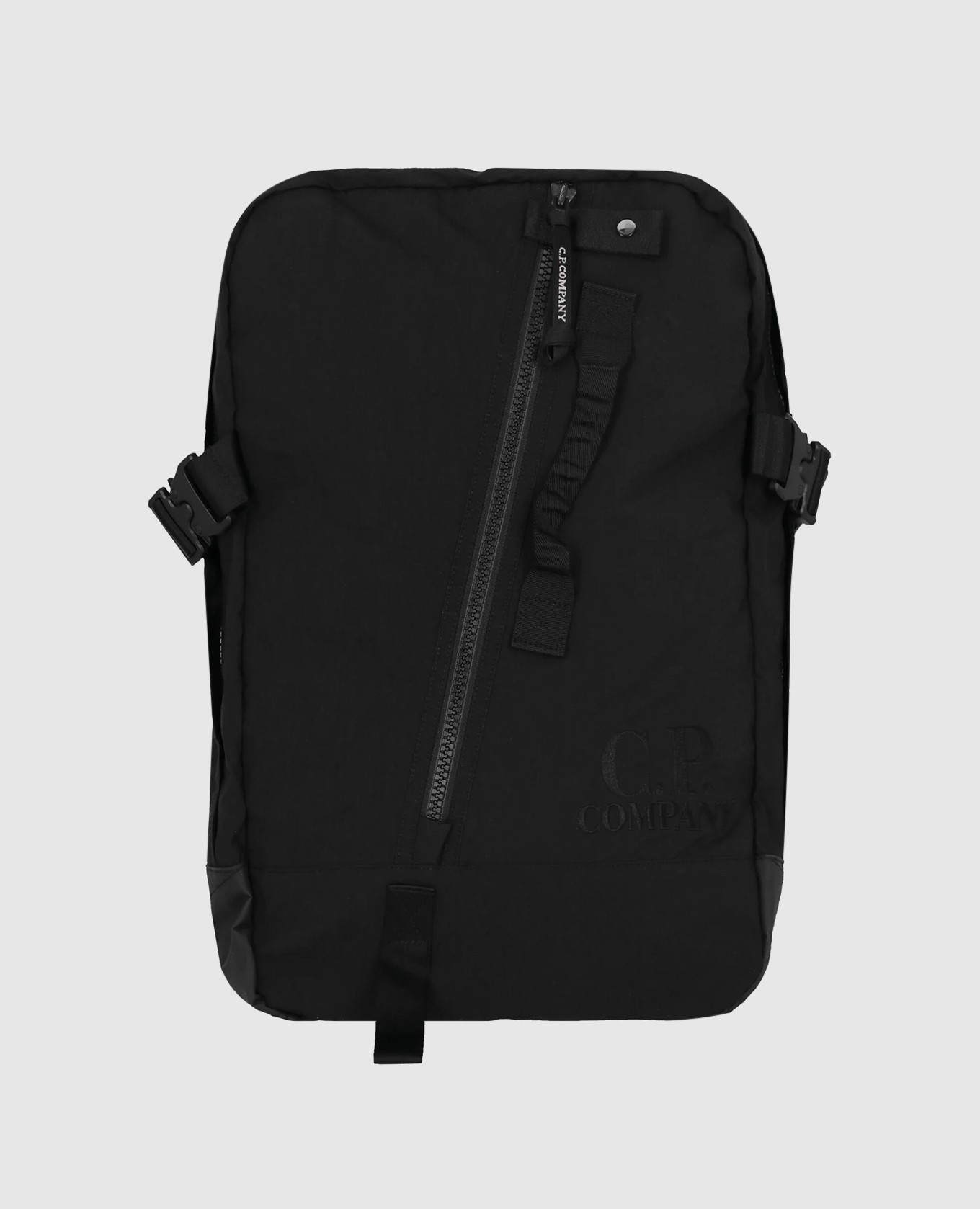 Black backpack with logo embroidery C.P. Company
Black backpack with logo embroidery C.P. Company