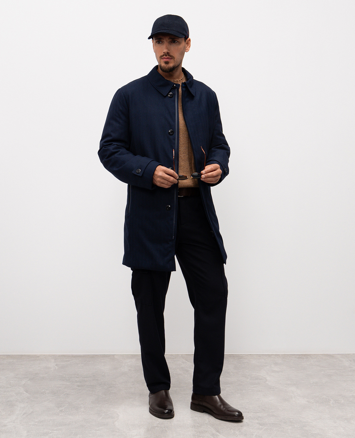 Blue cargo pants with wool Officina 36
Blue cargo pants with wool Officina 36