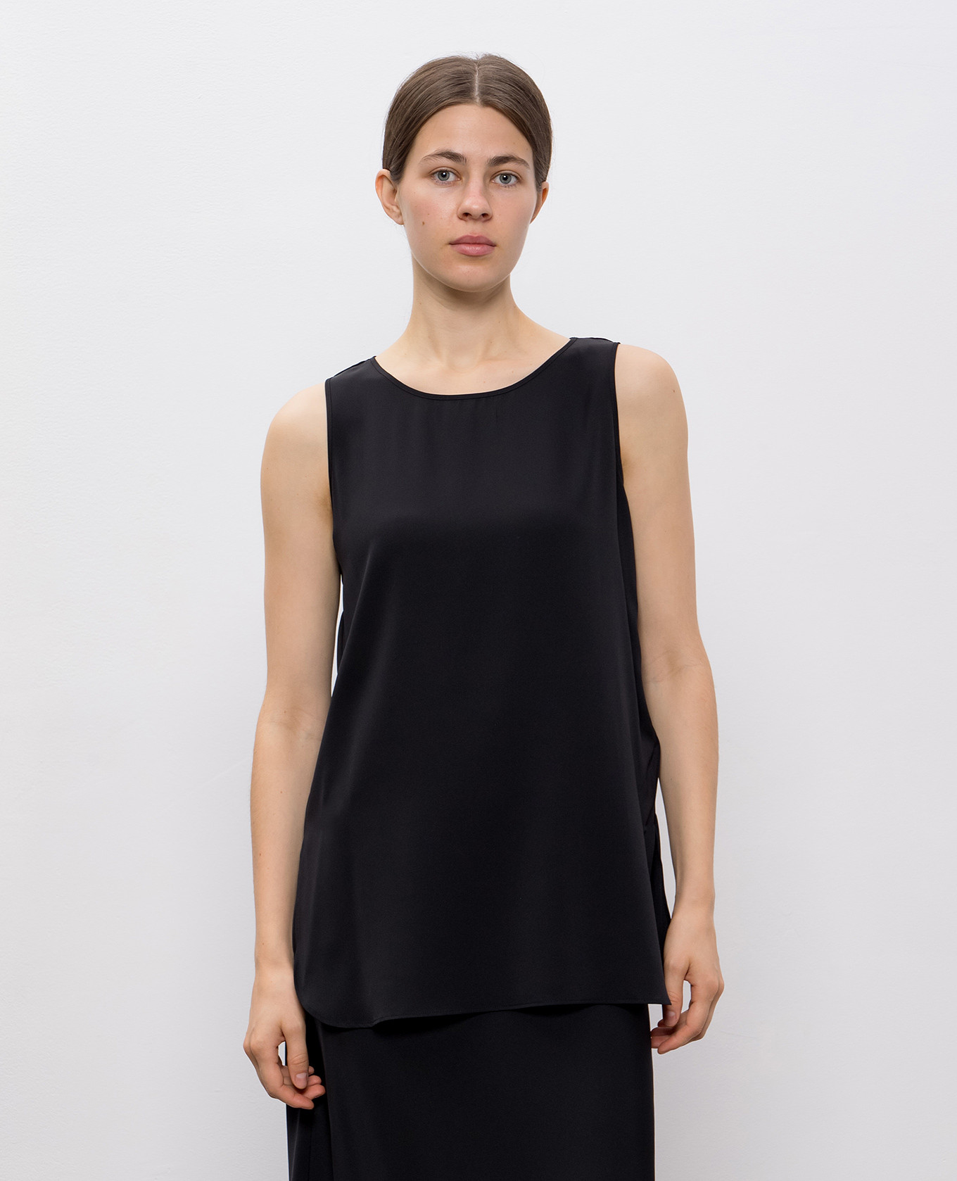 Black silk top Allude
Black silk top Allude