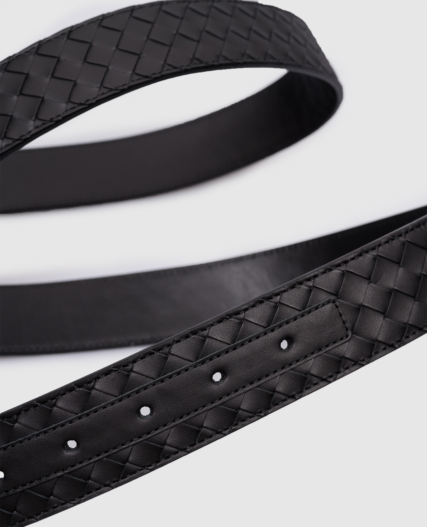 Black leather belt with Intrecciato weave Bottega Veneta
Black leather belt with Intrecciato weave Bottega Veneta
