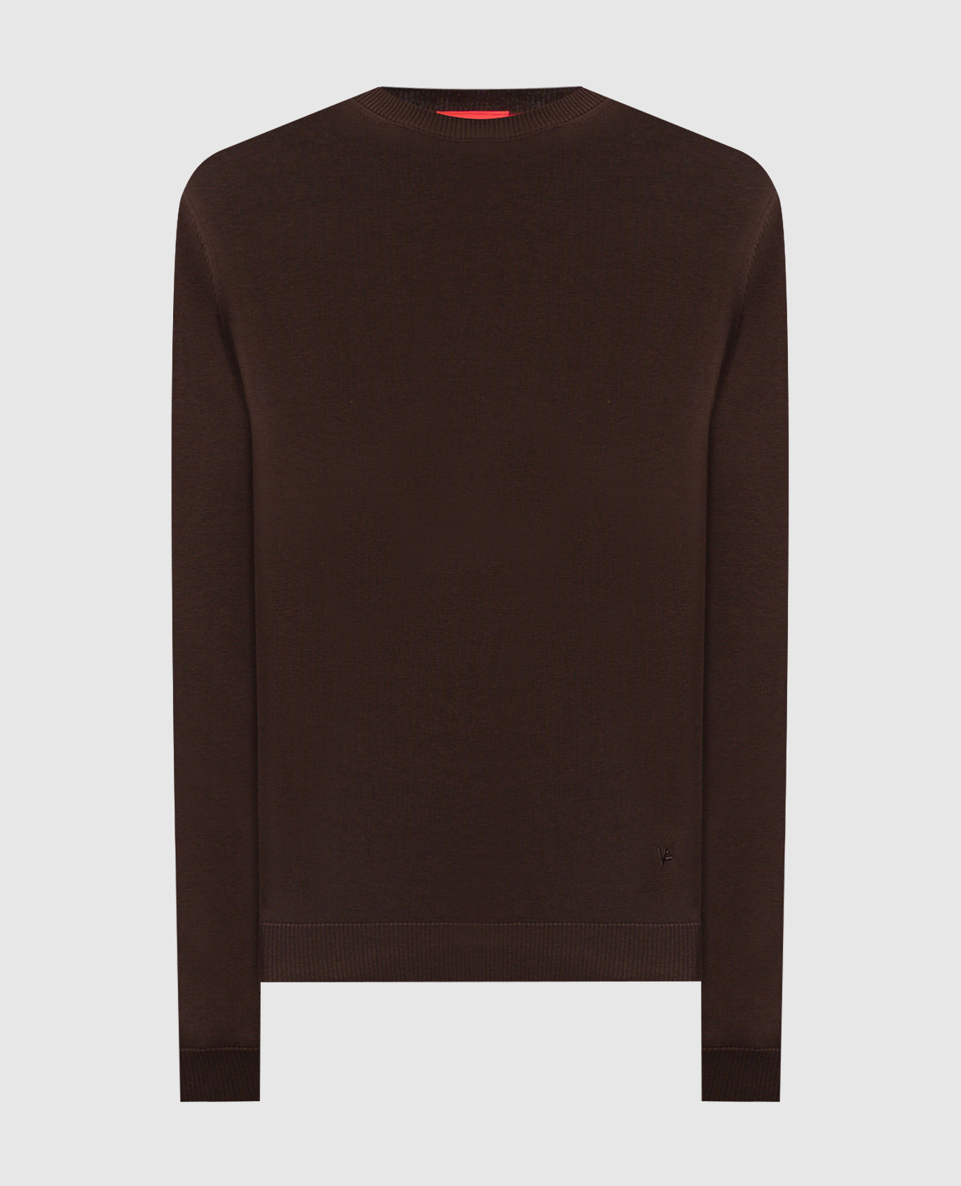Brown silk jumper with emblem ISAIA
Brown silk jumper with emblem ISAIA