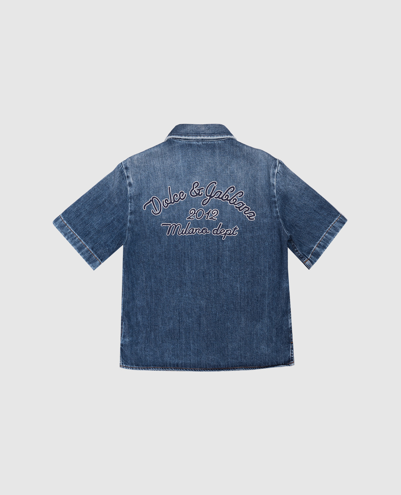 Children's blue denim shirt with logo Dolce&Gabbana
Children's blue denim shirt with logo Dolce&Gabbana