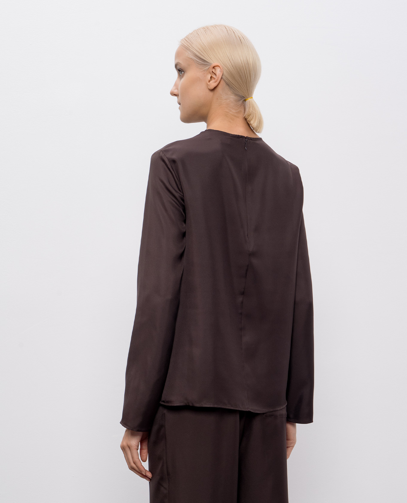 Brown AZAE silk blouse Loulou de Saison
Brown AZAE silk blouse Loulou de Saison