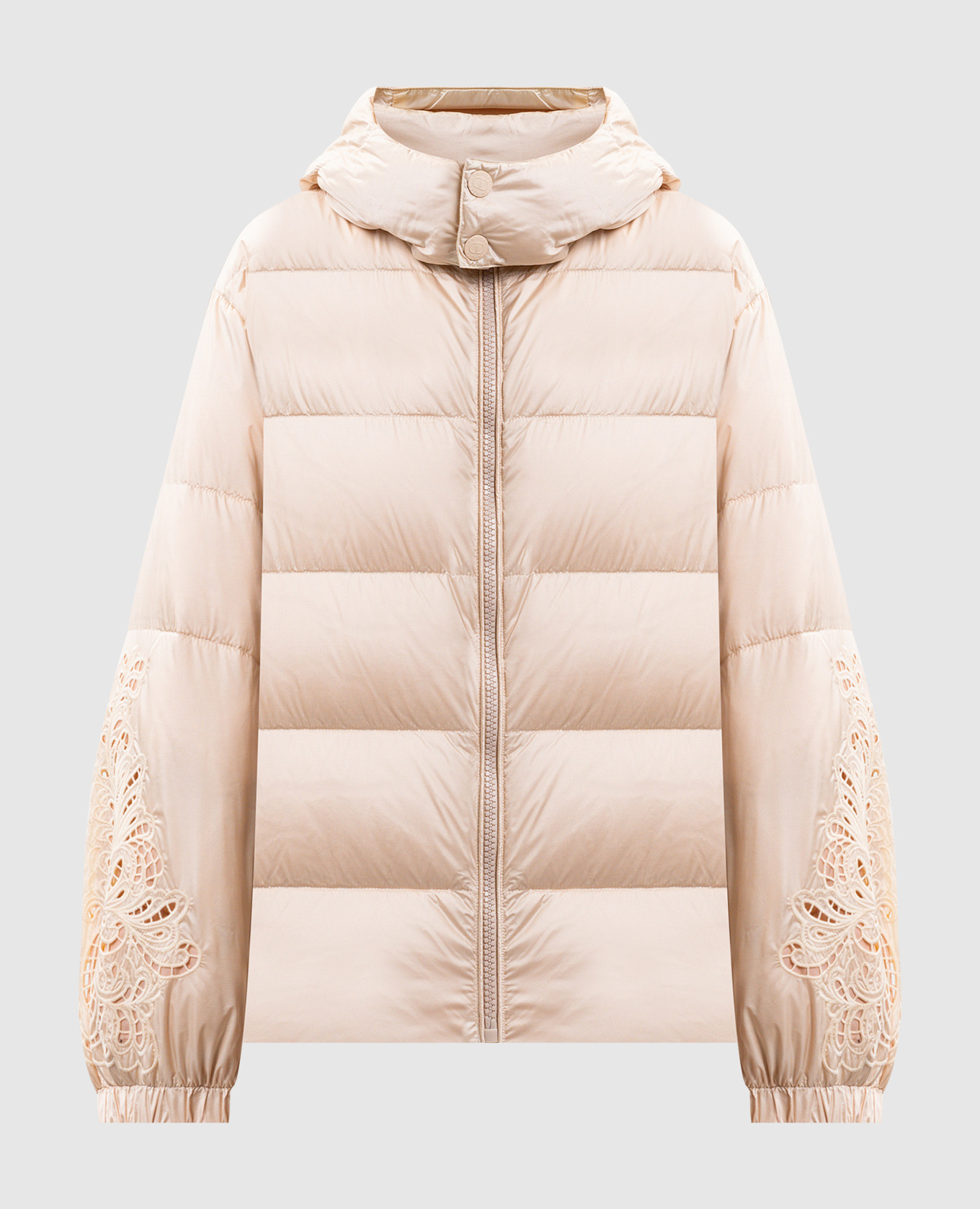 Beige down jacket with embroidery Twinset
Beige down jacket with embroidery Twinset
