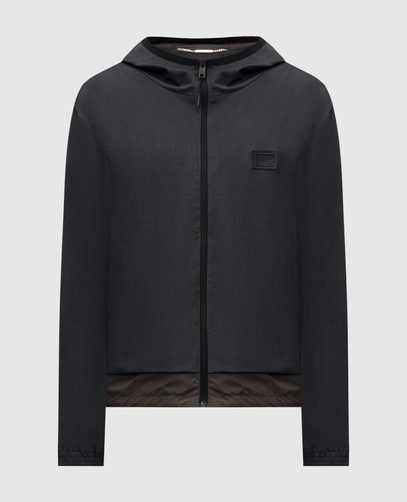 Grey wool jacket with logo Dolce&Gabbana, Black
Grey wool jacket with logo Dolce&Gabbana, Black