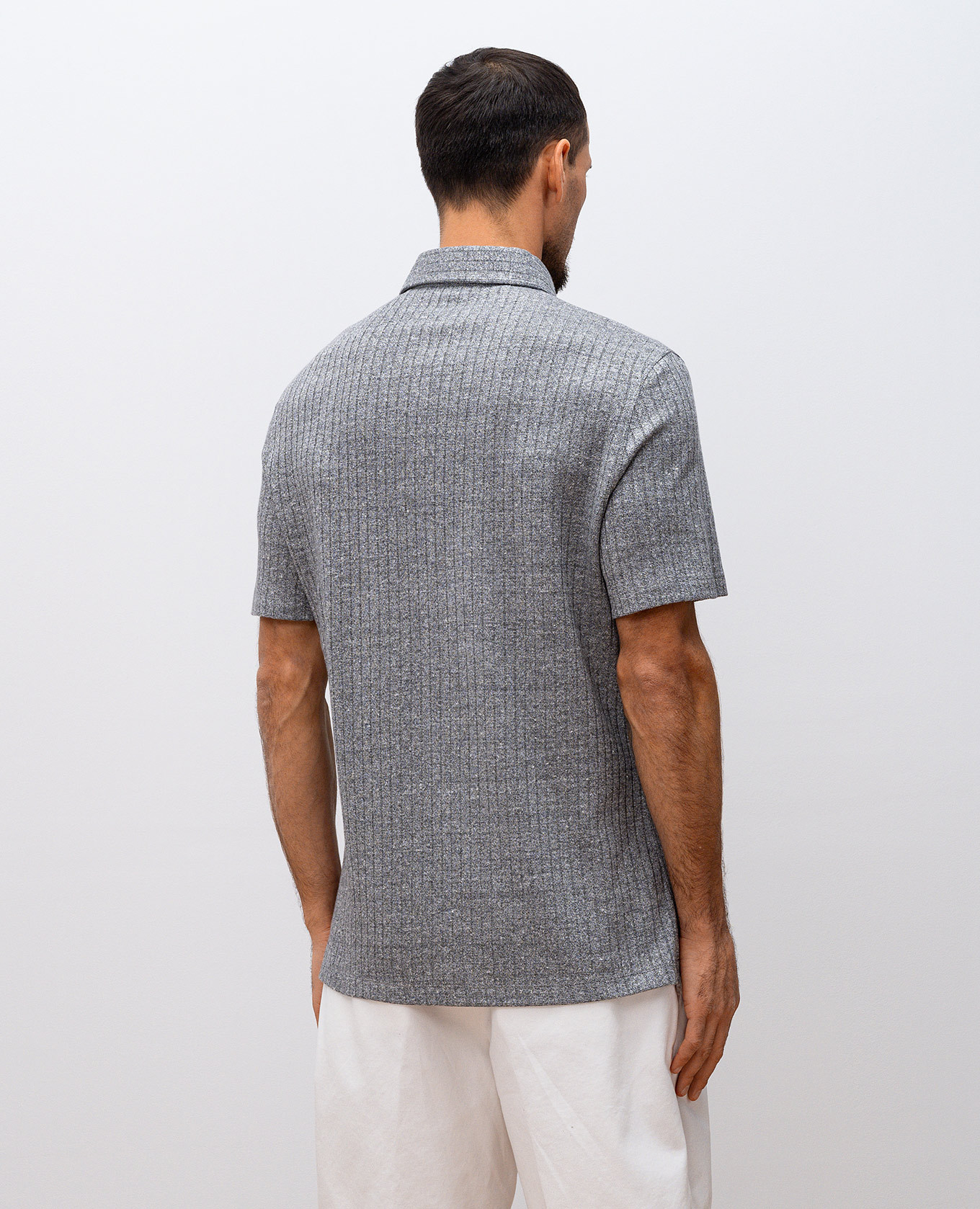 Gray polo with linen Brunello Cucinelli, Grey
Gray polo with linen Brunello Cucinelli, Grey