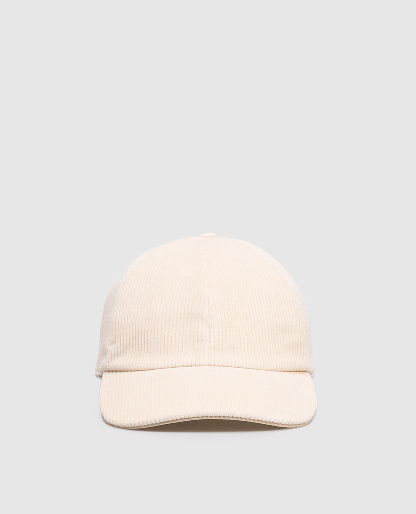 Beige corduroy cap with logo Peserico
Beige corduroy cap with logo Peserico