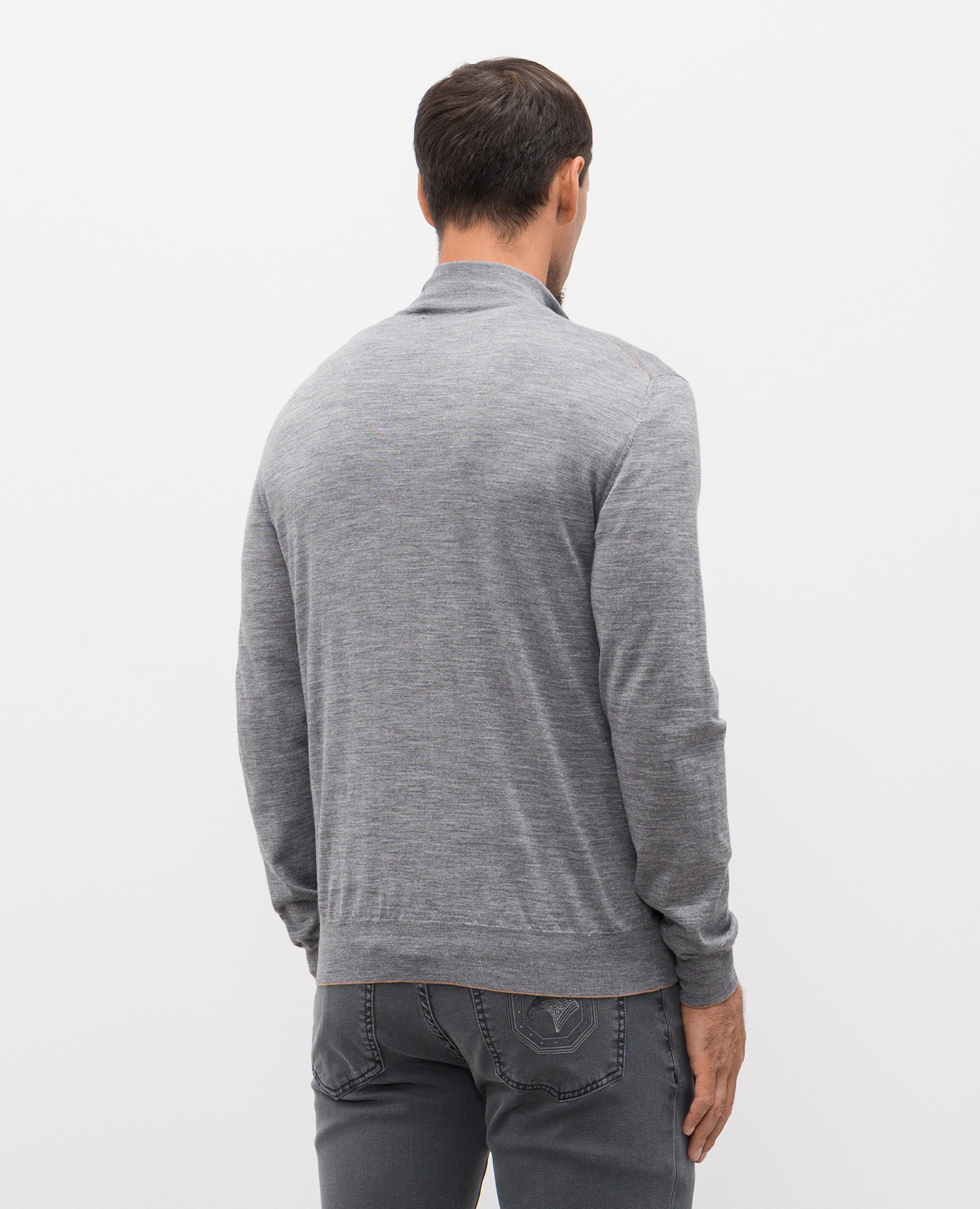 Gray melange sweater made of wool, silk and cashmere Stefano Ricci, Grey
Gray melange sweater made of wool, silk and cashmere Stefano Ricci, Grey