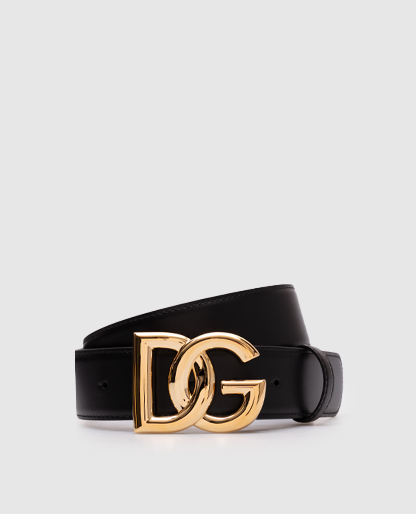 Black leather belt with monogram logo Dolce&Gabbana
Black leather belt with monogram logo Dolce&Gabbana