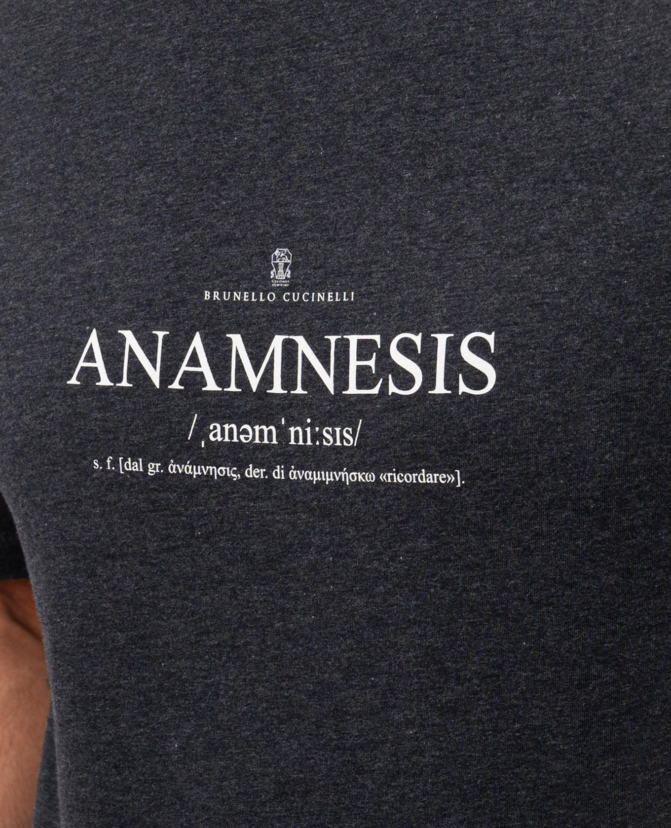 Grey melange printed T-shirt Brunello Cucinelli
Grey melange printed T-shirt Brunello Cucinelli