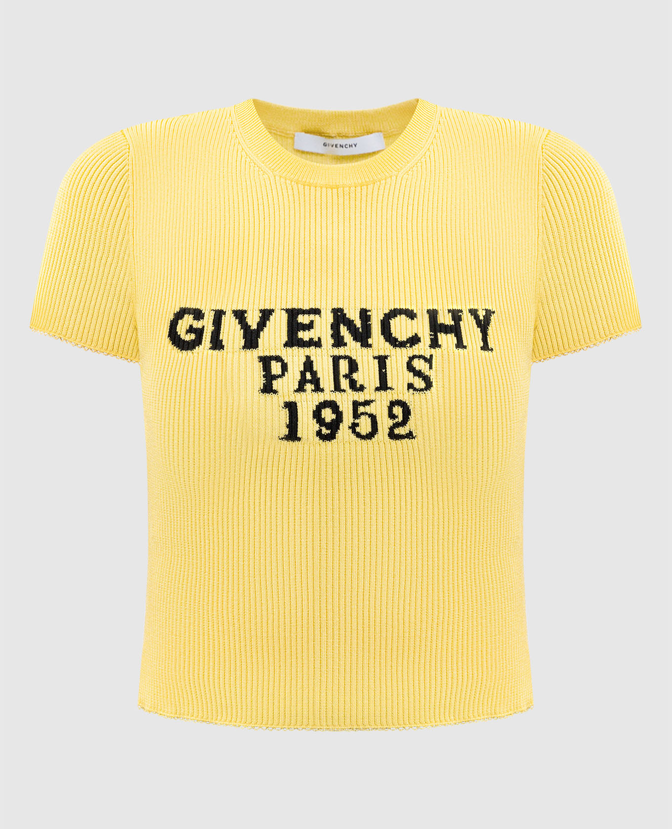 Yellow ribbed top with logo Givenchy
Yellow ribbed top with logo Givenchy
