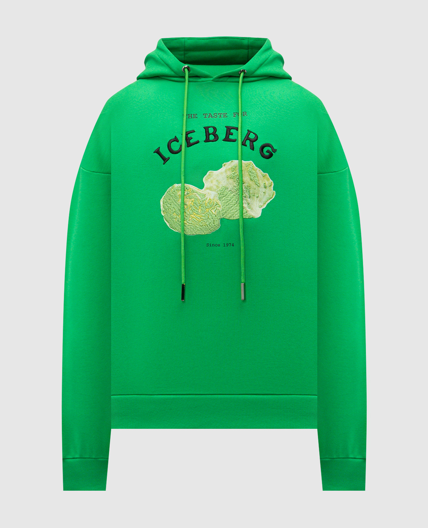 Green hoodie with logo embroidery Iceberg
Green hoodie with logo embroidery Iceberg