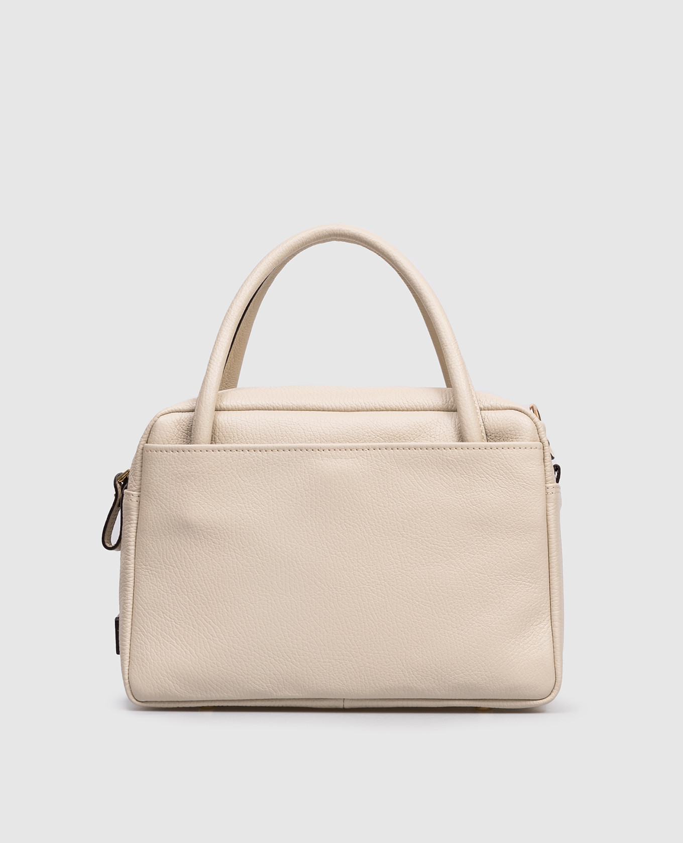 Beige leather bag with logo patch Gianni Notaro
Beige leather bag with logo patch Gianni Notaro