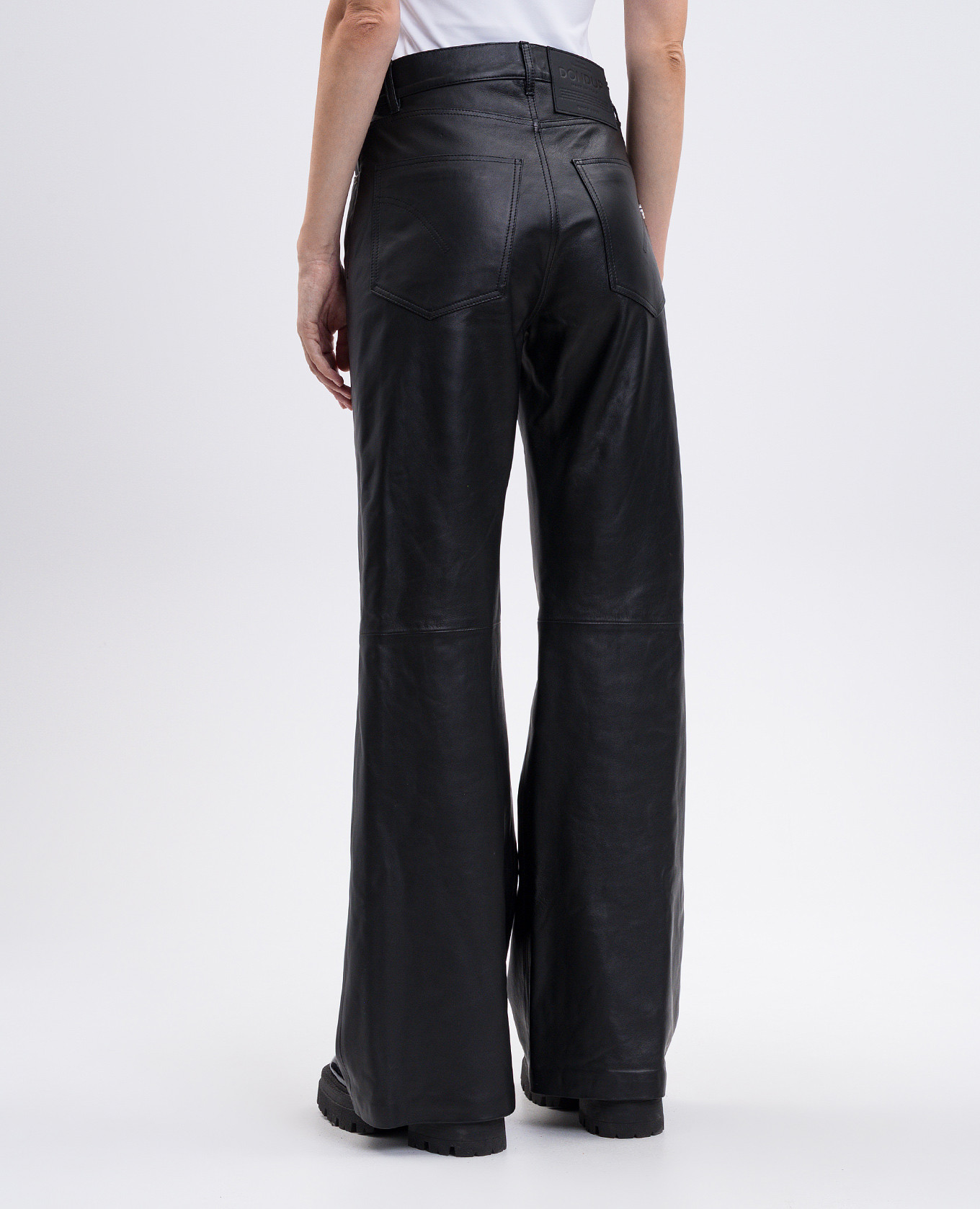 Black leather flared pants Dondup
Black leather flared pants Dondup