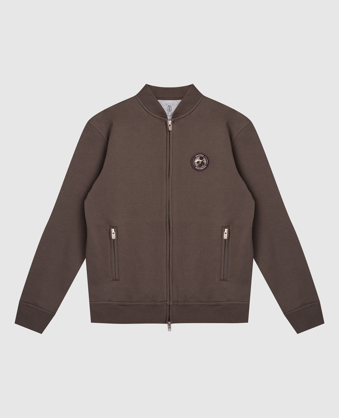 Children's brown sports jacket with patch Brunello Cucinelli
Children's brown sports jacket with patch Brunello Cucinelli